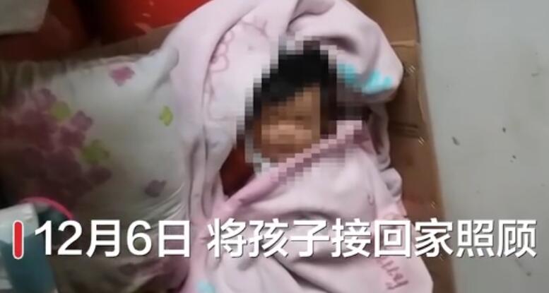 中國河北石家莊一名未滿4個月大女嬰從5樓墜落,父親拒絕孩子治療。(翻攝自微博)