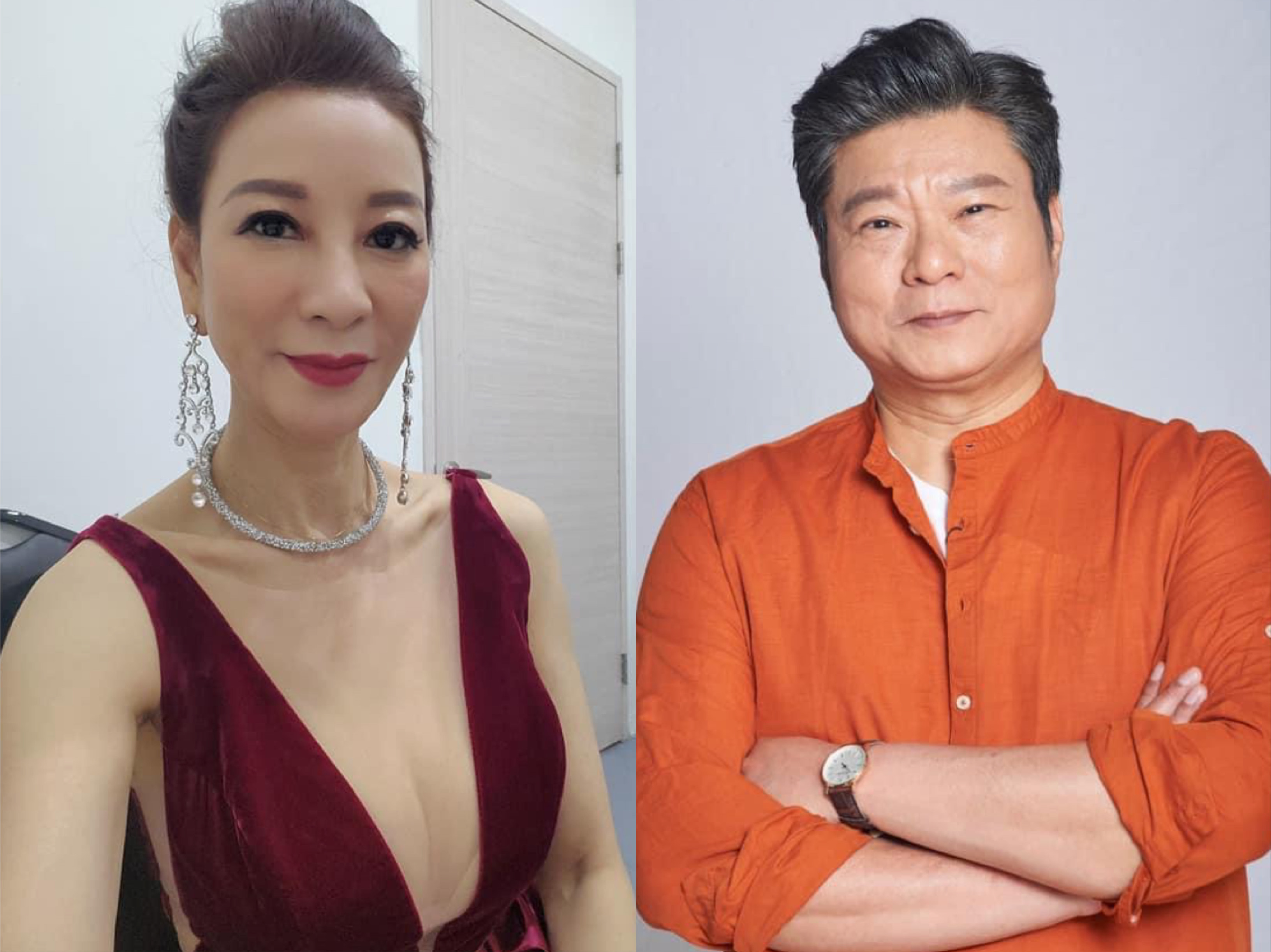 楊繡惠否認與陳文山交往，只認接送情。（翻攝自楊繡惠、陳文山臉書）