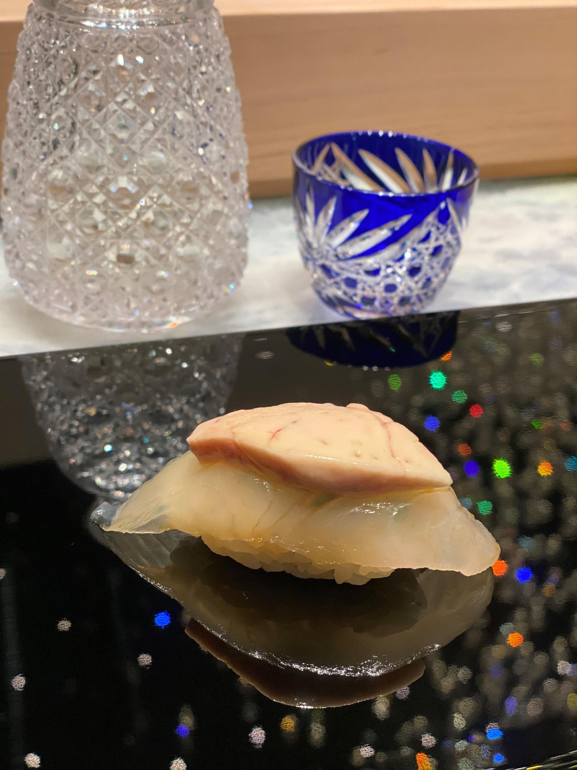 只有野生的剝皮魚才能取魚肝來吃，層次立刻不同。（鮨增田提供）