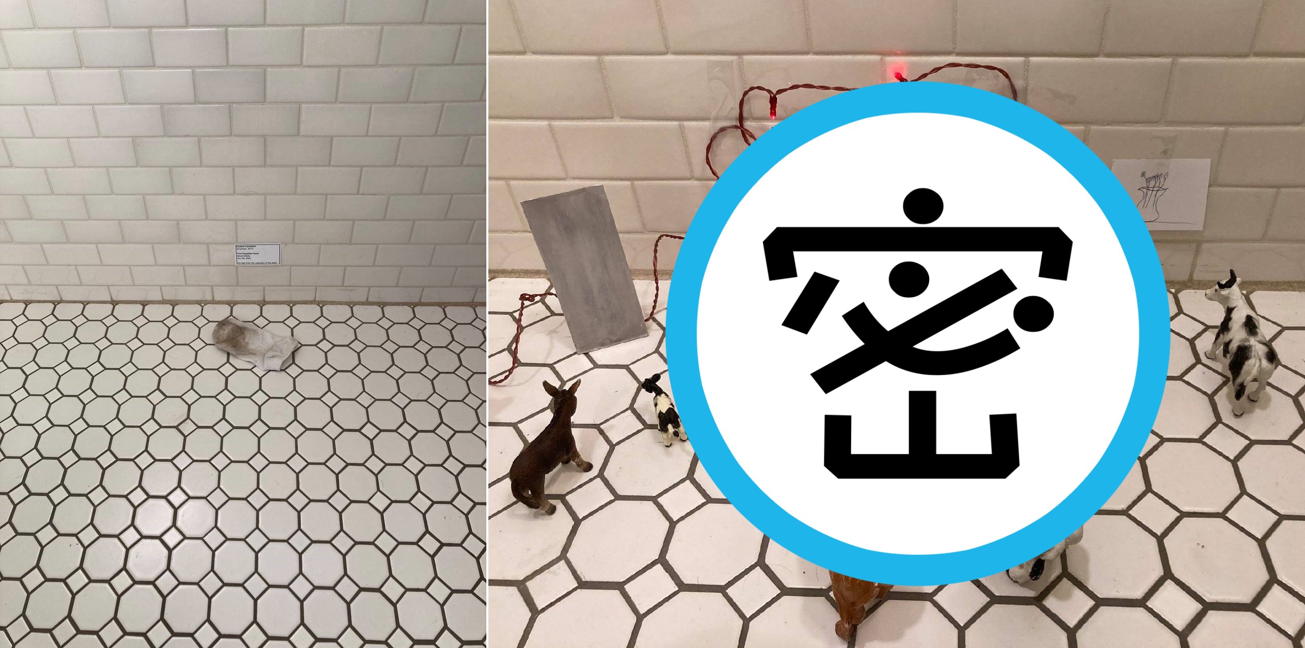 女兒亂丟穿過的襪子，媽媽一小舉動，讓創意無限放大。（翻攝自Xep Campbell臉書）