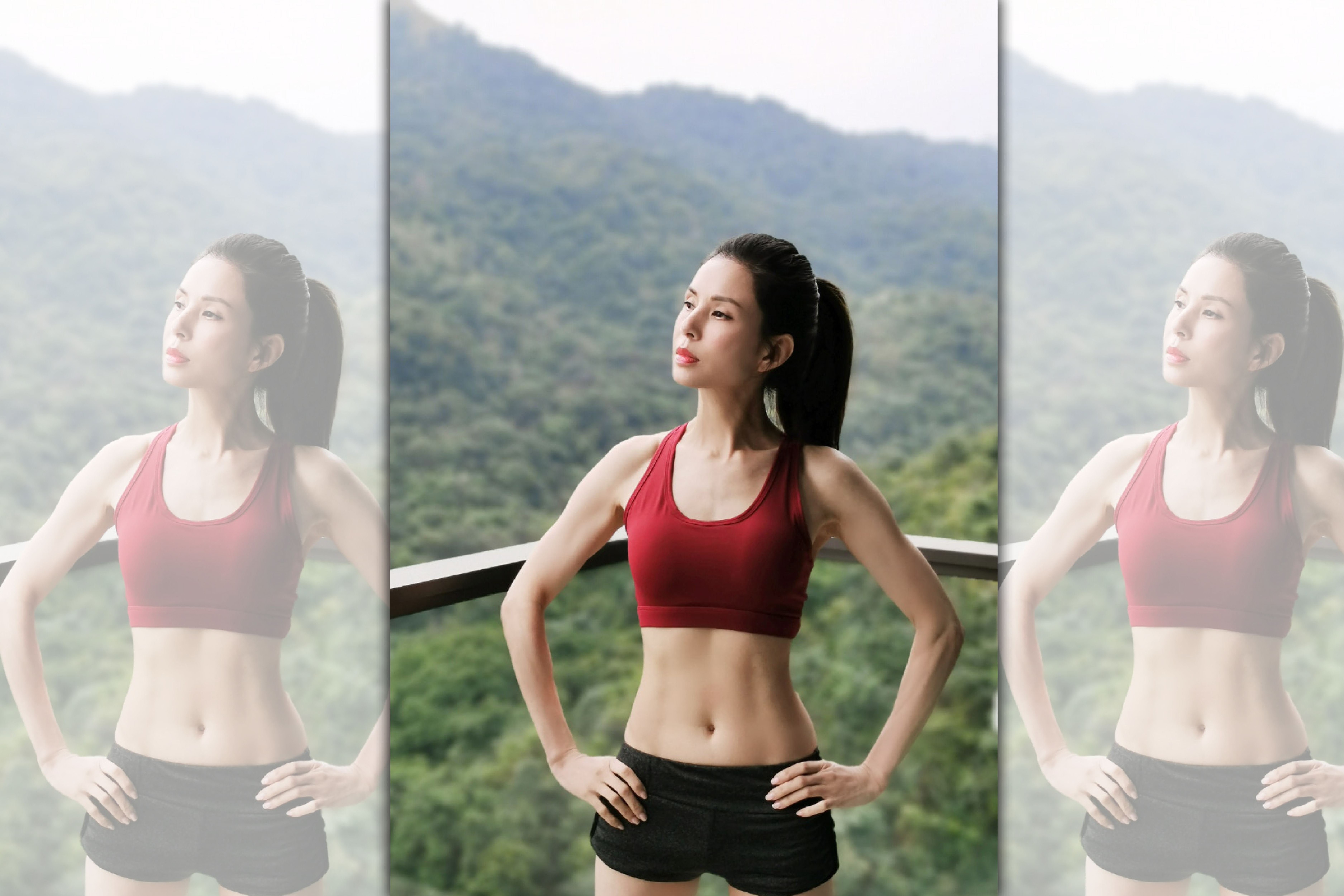 李若彤近年熱愛健身，有好身材的她推出新書《好好過》，說自己的10年傻傻過。（翻攝自李若彤微博）