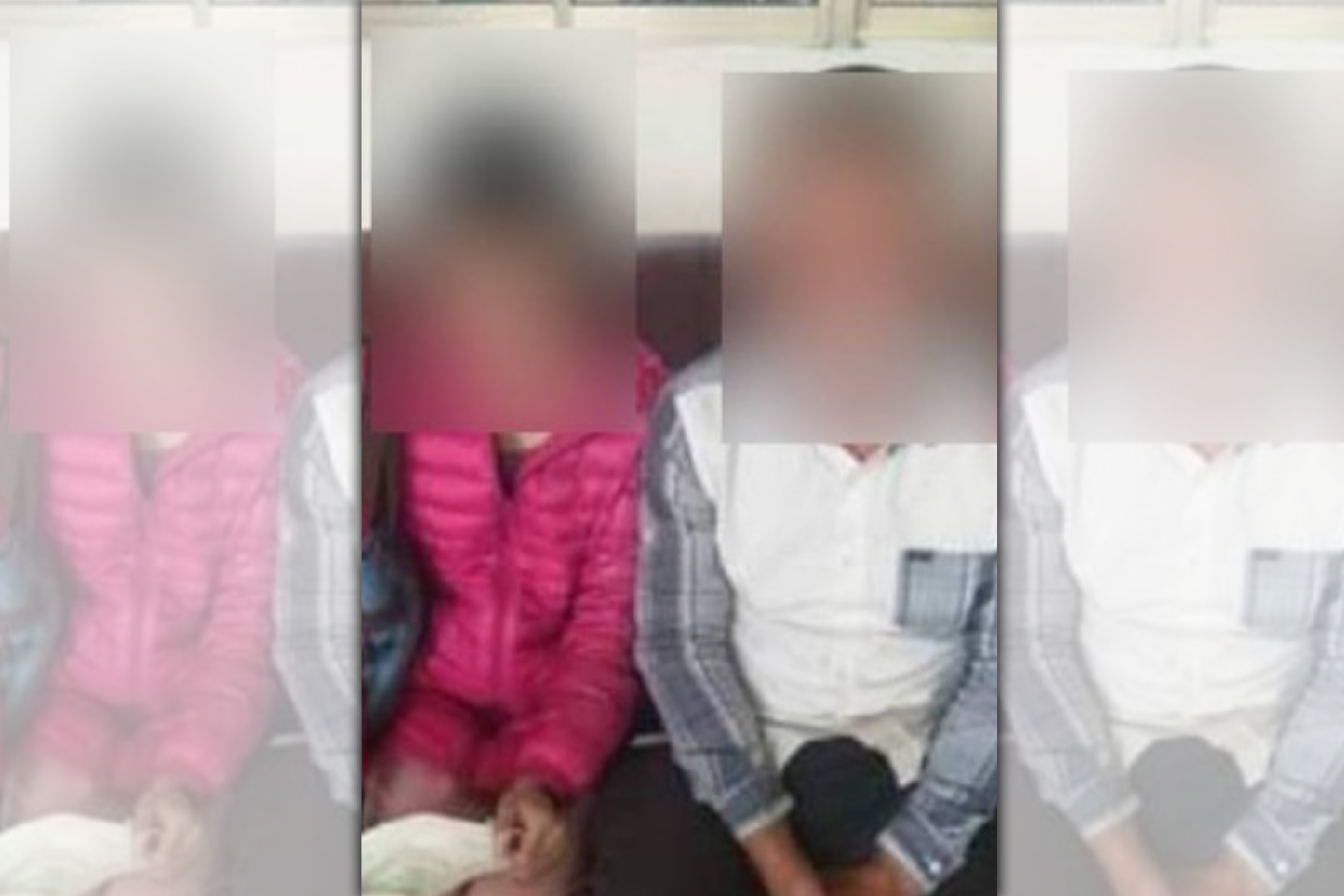 失蹤女童（左）如今已23歲，骨瘦如柴的她遭母親軟禁。（翻攝畫面）