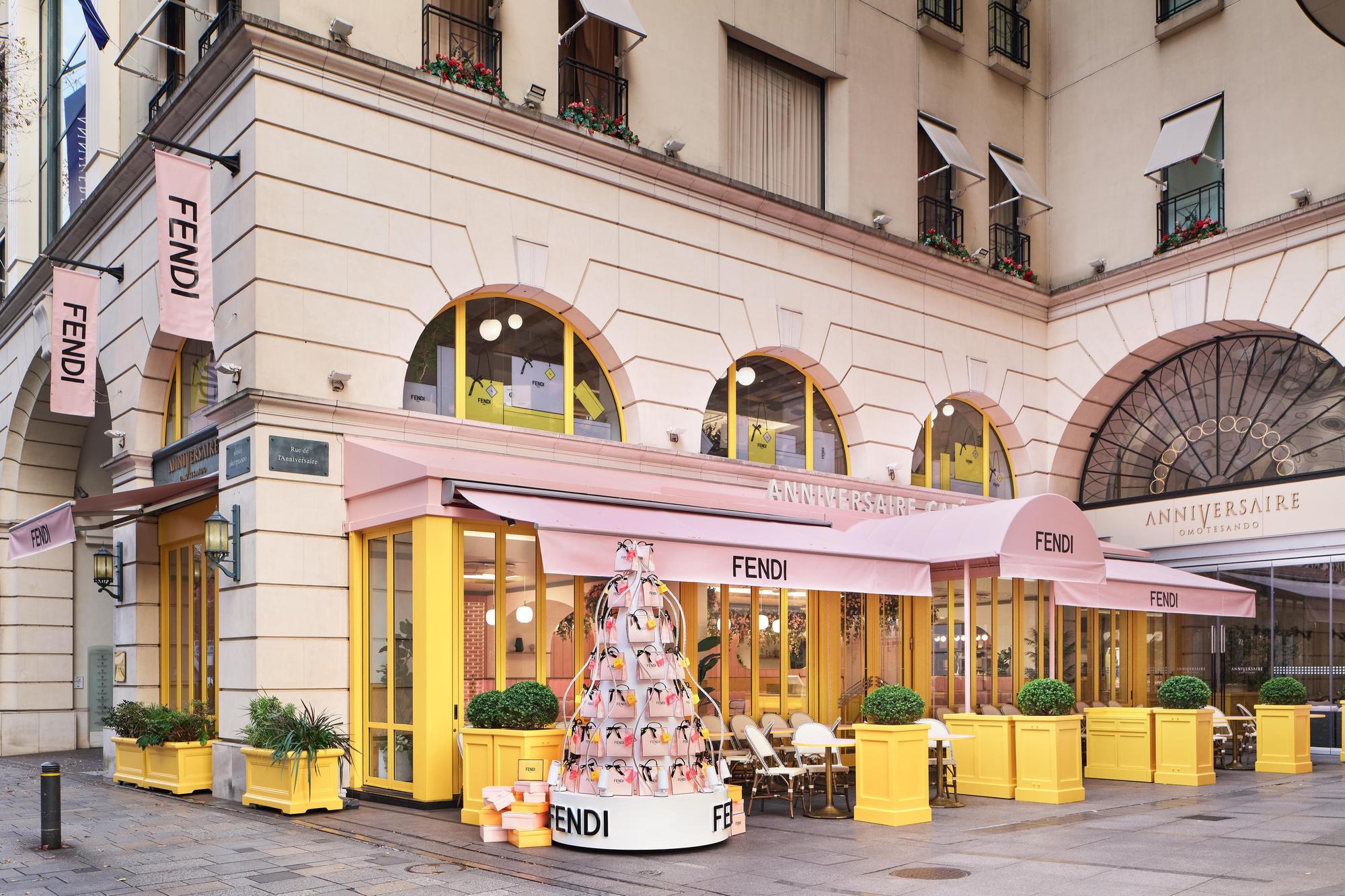 FENDI CAFFE by ANNIVERSAIRE咖啡店限時店將開設至本月底。（FENDI提供）