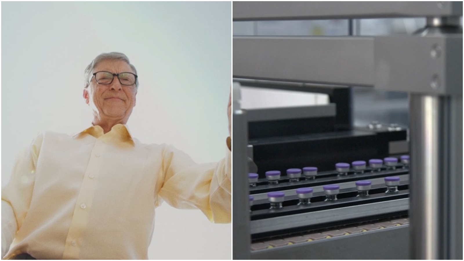 輝瑞疫苗被美國FDA證實保護力強且安全，比爾蓋茲指明年將會有6種疫苗獲得核准。（翻攝自比爾蓋茲臉書、輝瑞官方臉書）