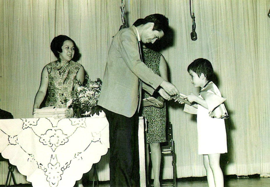 幼稚園時的周慧敏看起來非常可愛。(翻攝周慧敏臉書)