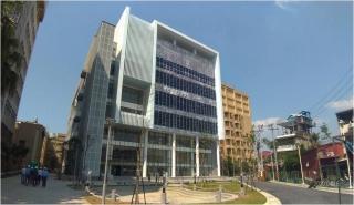 台灣藝術大學耗資近6億元興建多功能活動中心，今日舉行落成典禮。（翻攝畫面）
