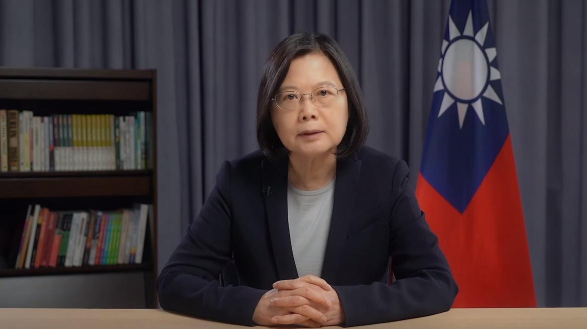 總統蔡英文獲邀於美國華府智庫年終活動發表演說。(翻攝自總統府網站)