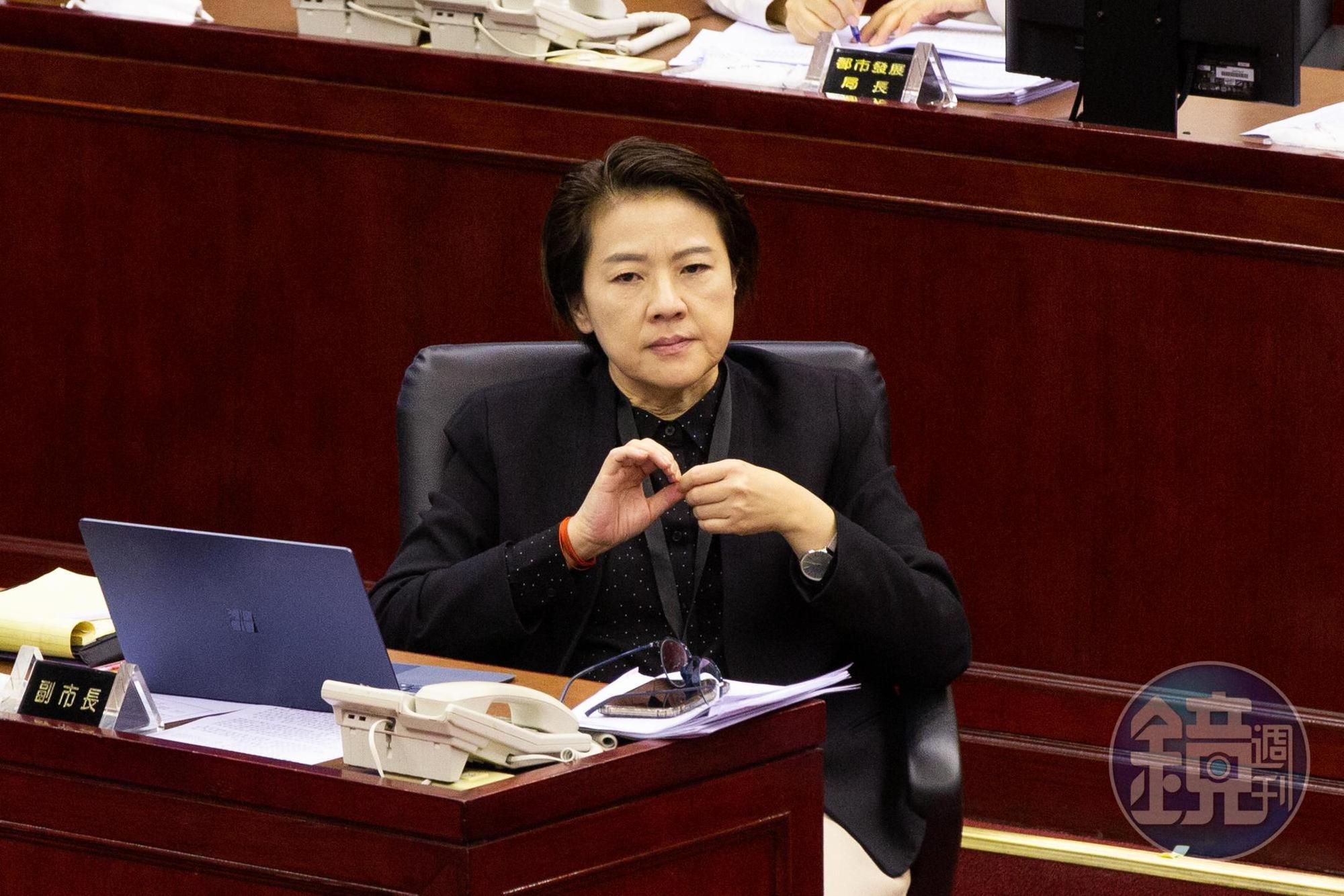 台北市副市長黃珊珊今天代表台北市政府出席行政院會，再次針對萊豬進口議題提出建議。（本刊資料照）