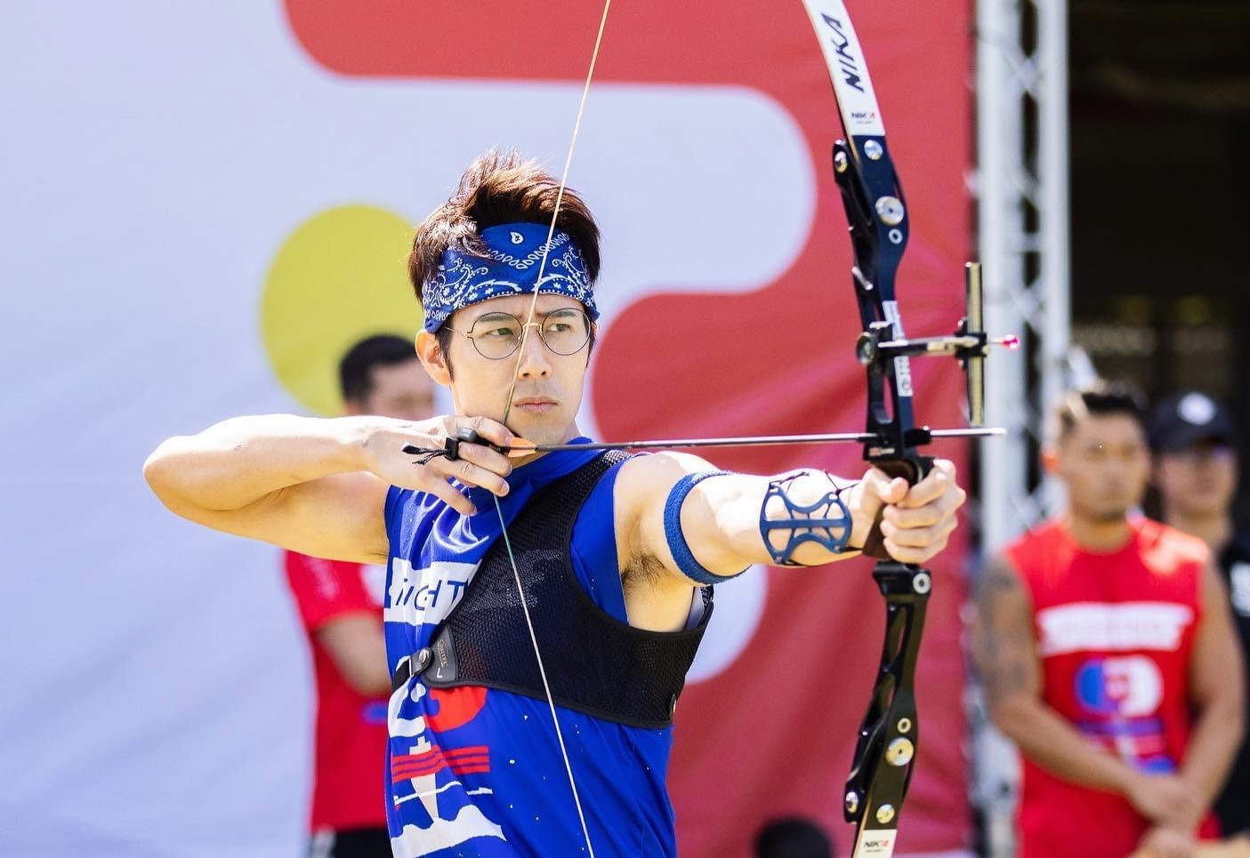 胡宇威在《全明星運動會》是全能型選手，專注模樣圈粉無數。（翻攝自胡宇威臉書）