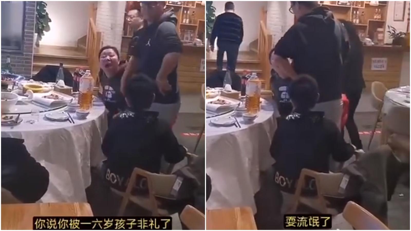 男童母親還嗆受害女子去報警,說被一個6歲孩子非禮了,「就妳金貴怕他媽看」。(翻攝自微博)
