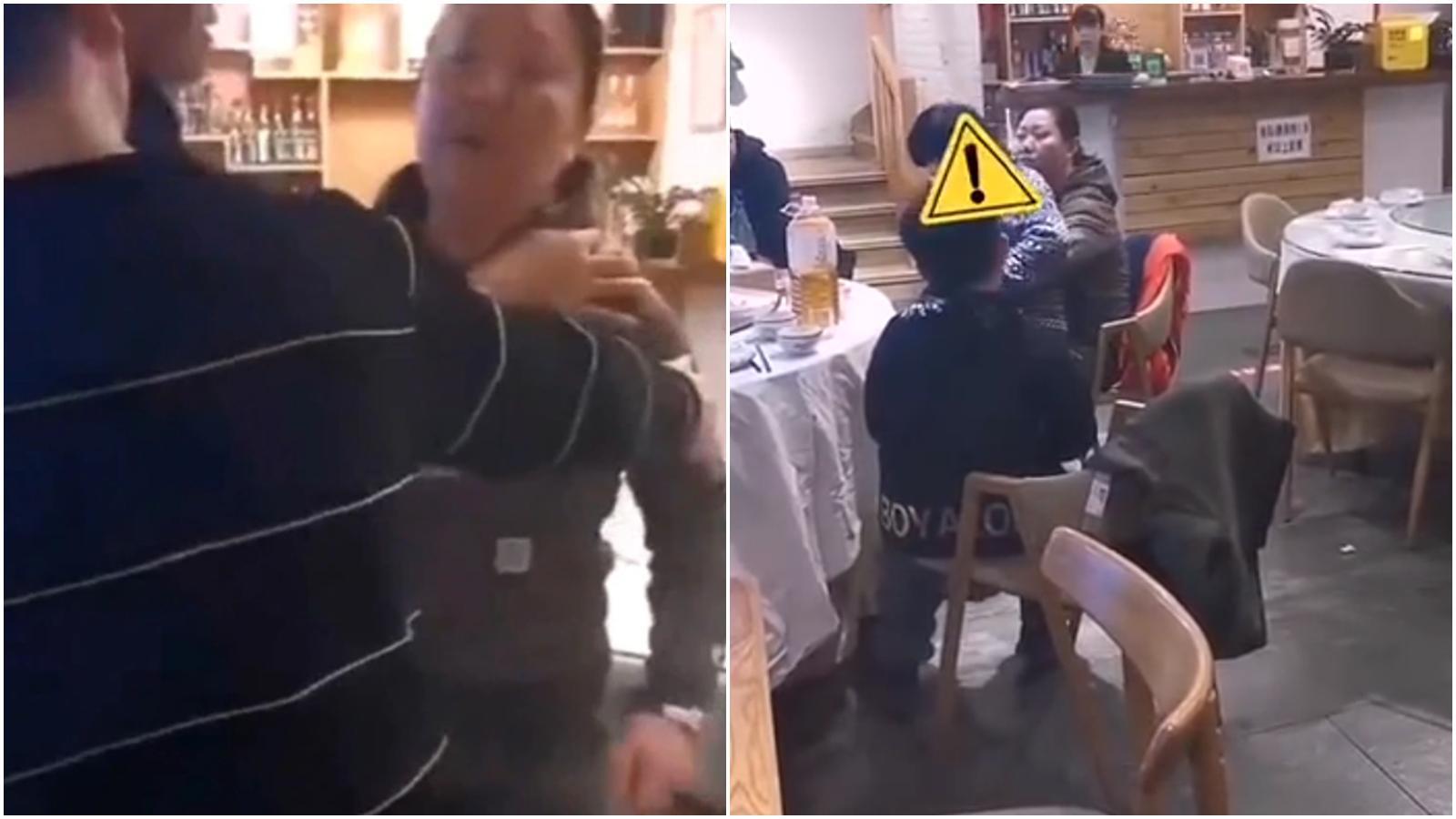一名女子如廁遭到偷窺,上前去理論時,卻被對方母親爆粗口痛譙。(翻攝自微博)