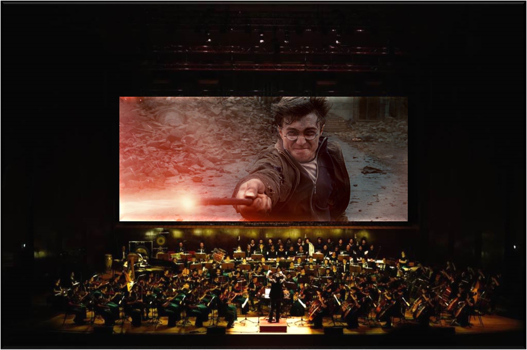 《哈利波特：死神的聖物》上下兩集電影交響音樂會，明年初將一口氣在台推出。（牛耳藝術提供）