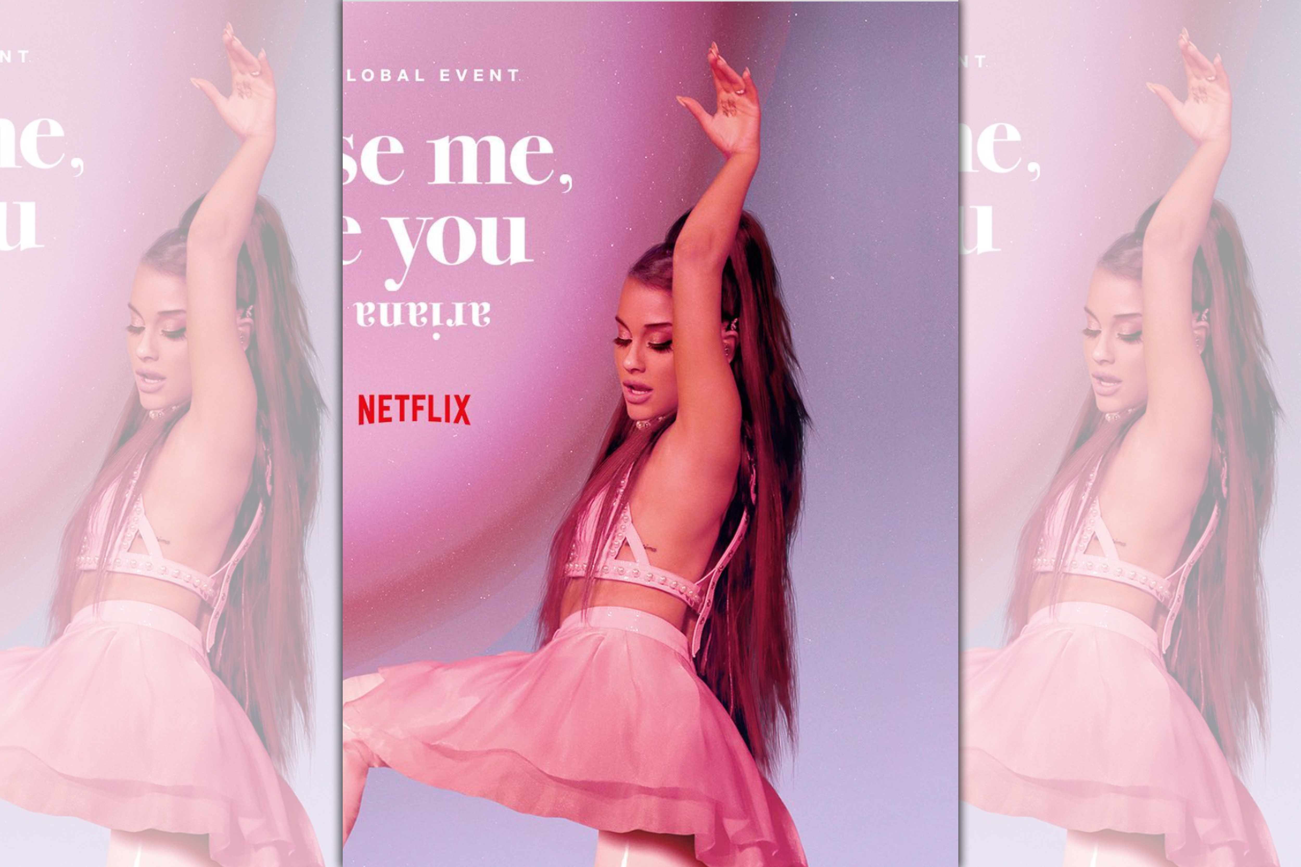 已經在今年累積3首空降冠軍單曲的亞莉安娜，宣佈個人演唱會紀錄片在Netflix推出。（翻攝自Ariana Grande官方IG）