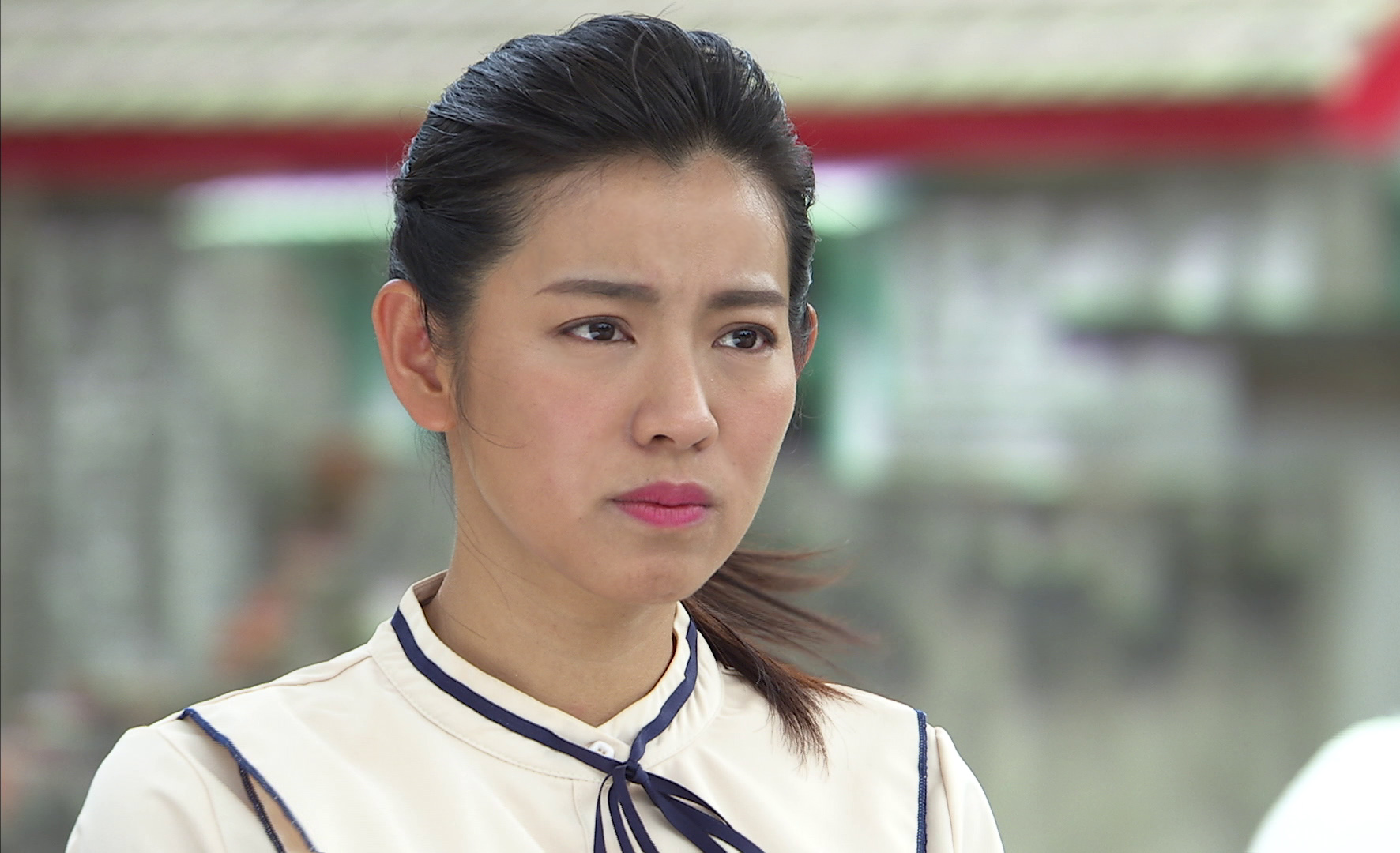 米可白戲中苦情，戲外也不喜歡正面衝突。（台視提供）