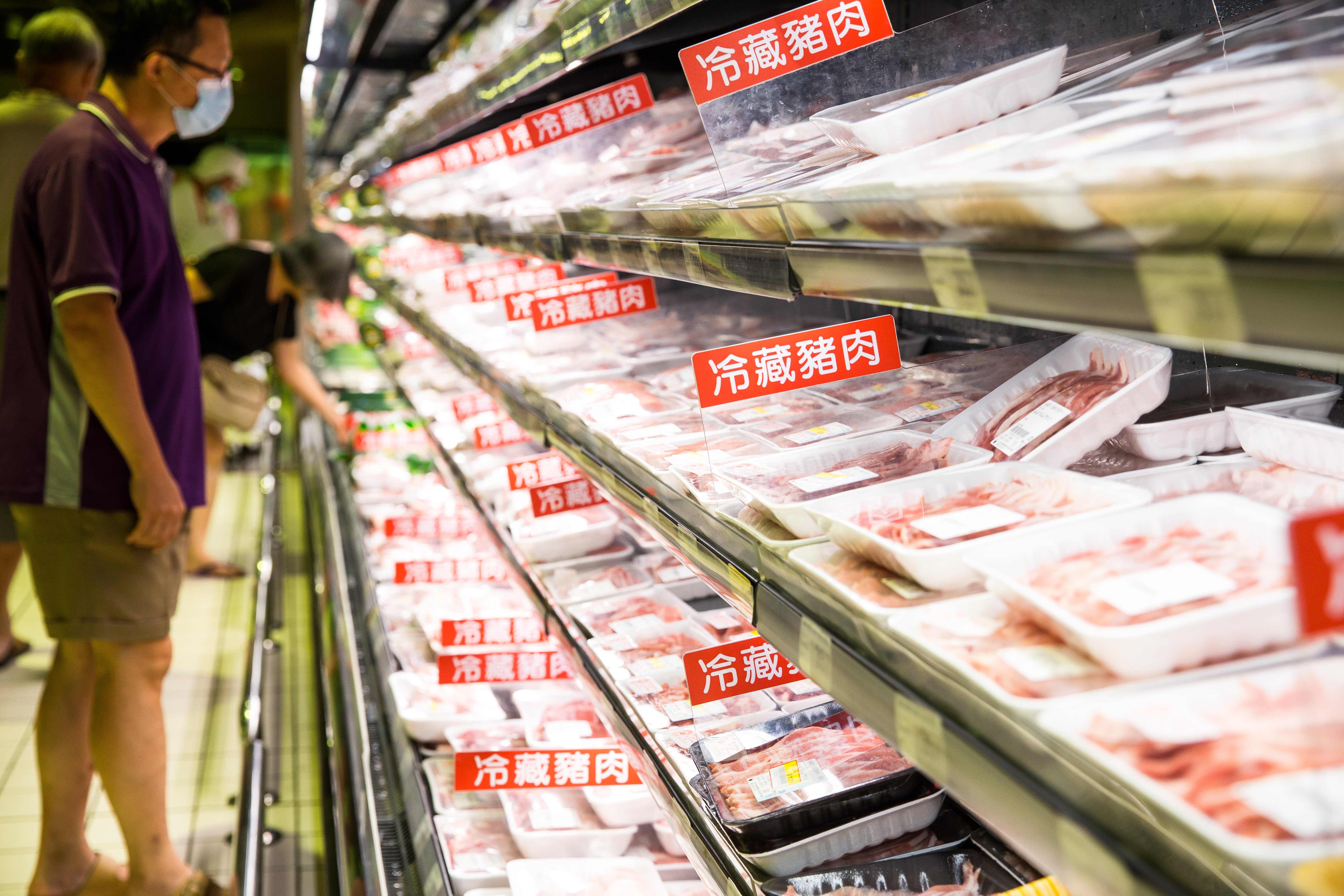 好市多、家樂福、全聯及愛買均表明目前沒有計畫要進口萊豬。（示意圖，本刊資料照）