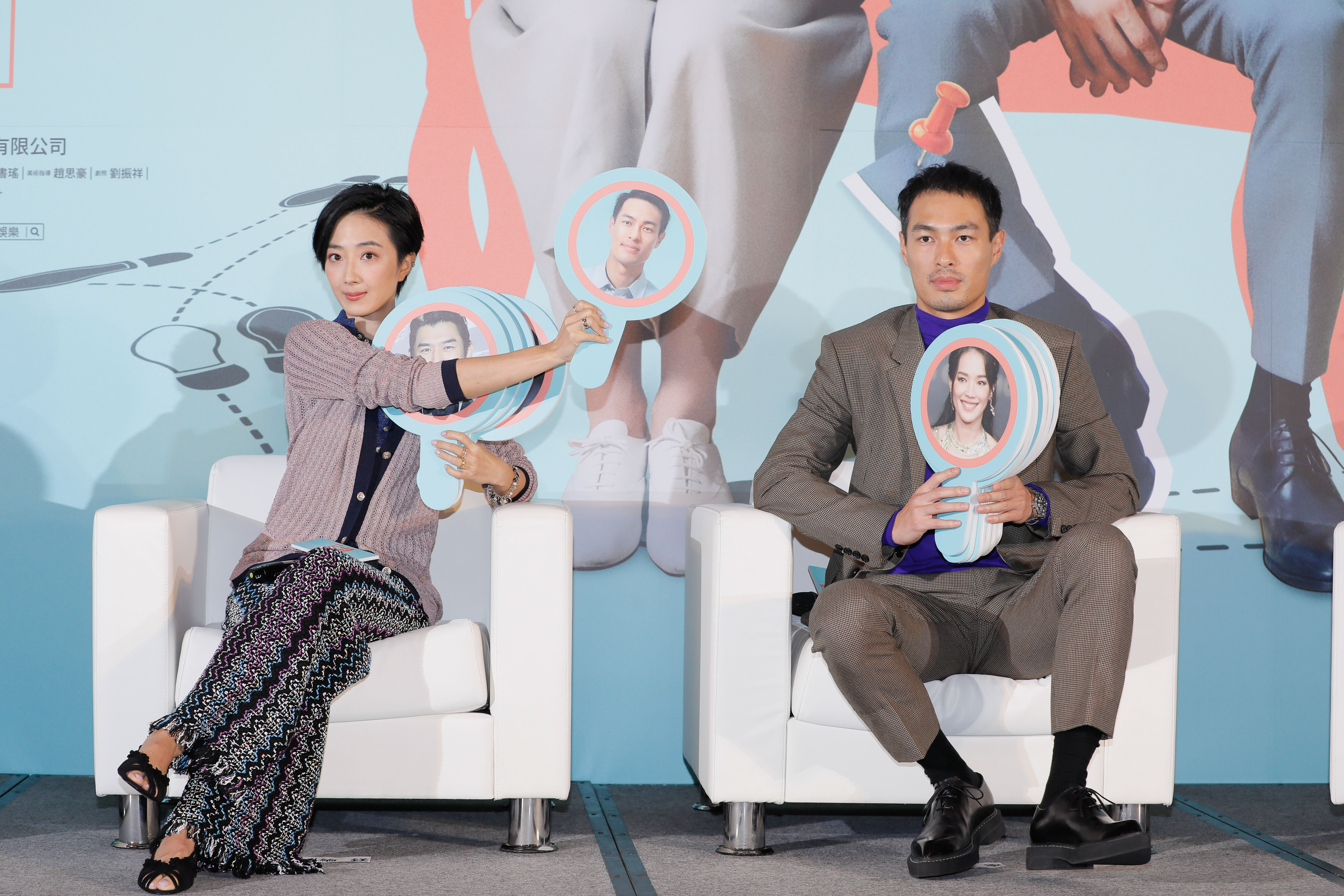 記者會上桂綸鎂被問到哪位曾合作過的男明星最帥,桂綸鎂秒選楊祐寧,因為「他在場」。