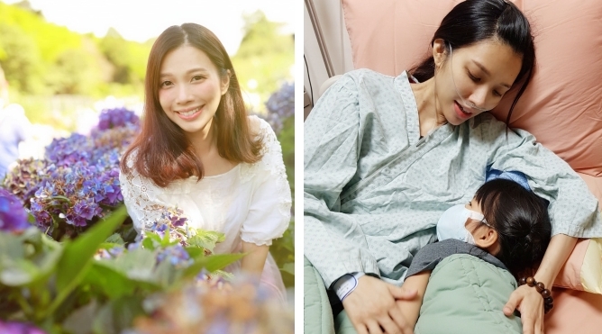 知名部落客「仿妝夭后 Yui」罹患肺腺癌離世。（翻攝自粉專仿妝夭后 Yui）