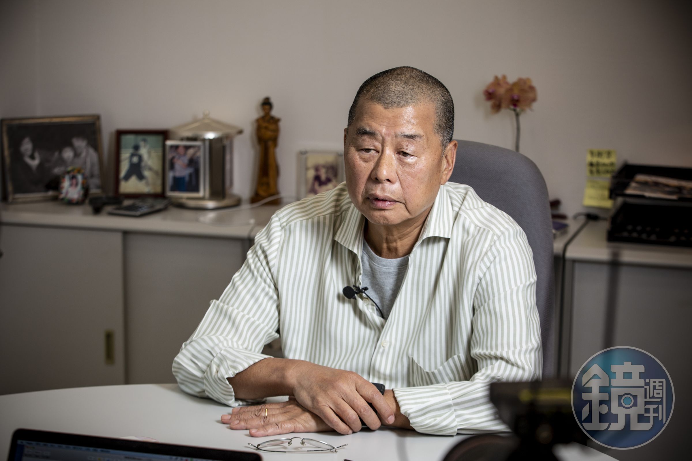 黎智英近又被加一條「勾結外國或境外勢力危害國家安全罪」的罪名，今在香港開庭。（本刊資料照）