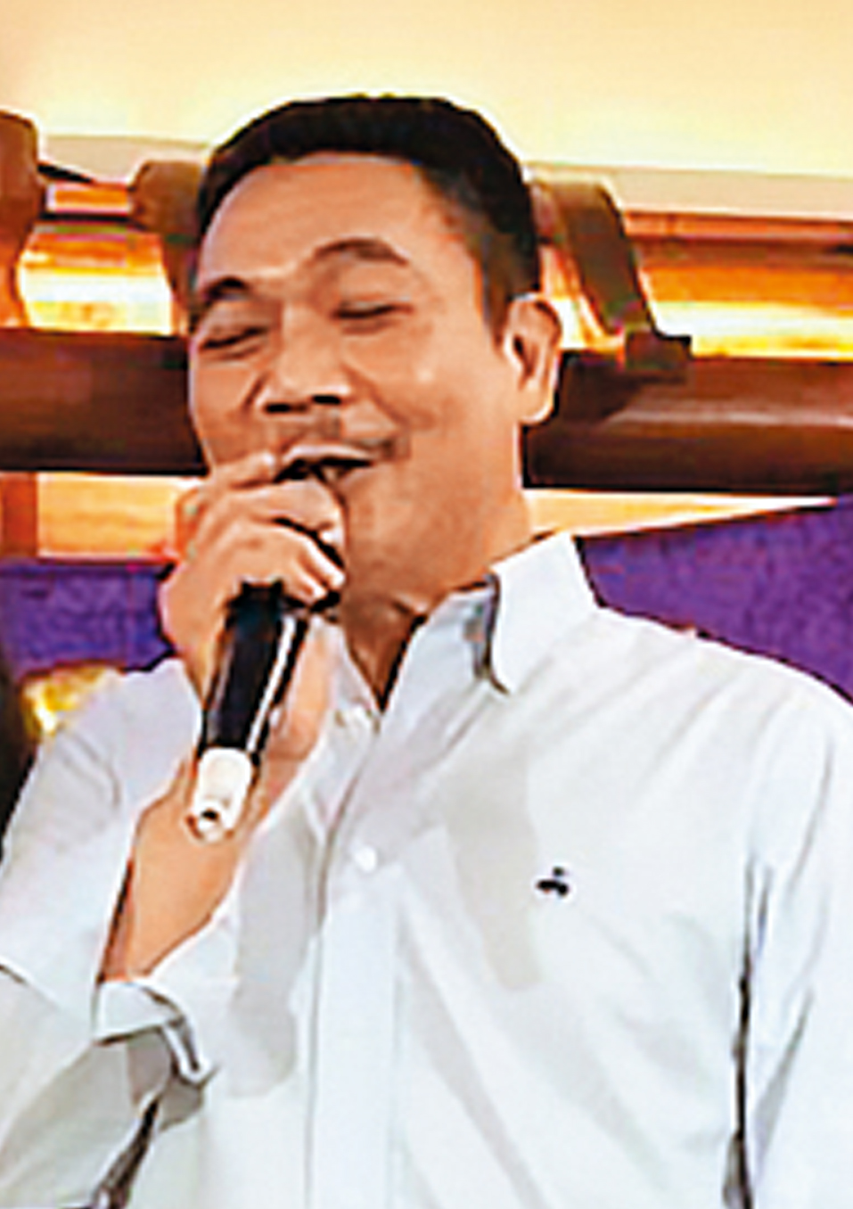 郭千瑄的父親郭川上（圖）單是霸地之事，就告人14案。（翻攝皇廷煨湯婚宴會館臉書）