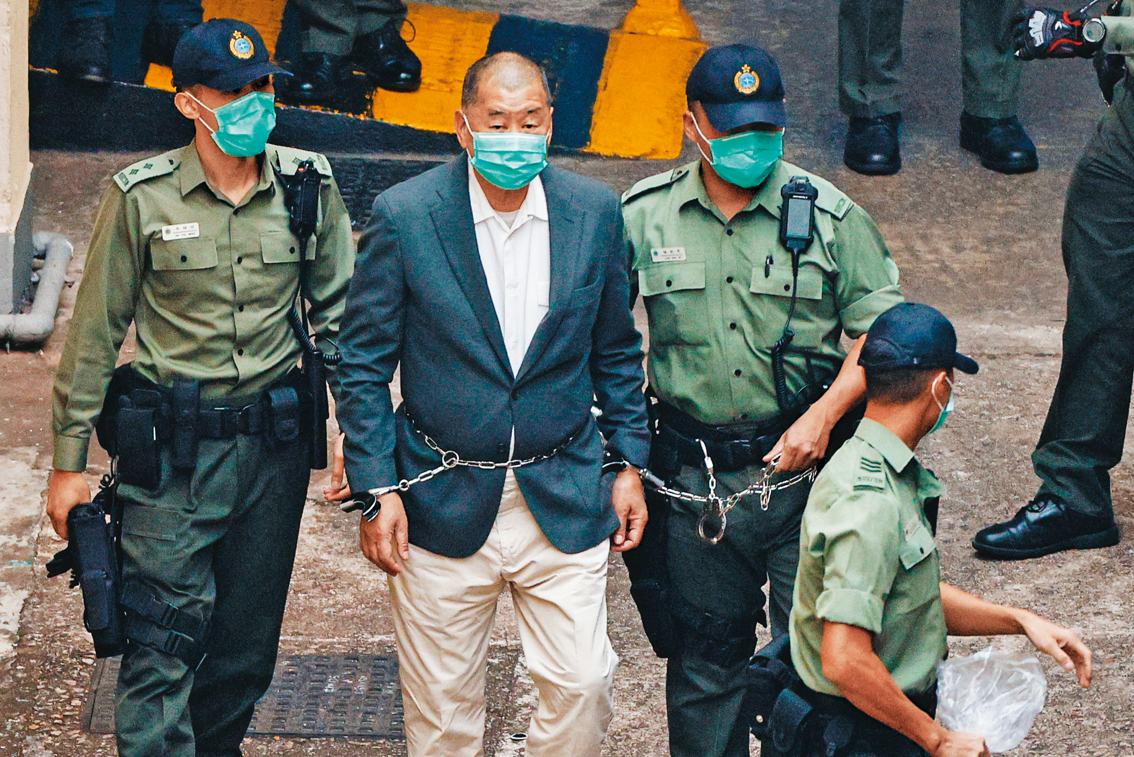 「壹傳媒」創辦人黎智英被依《國安法》起訴，港府跟中共的目的很清楚，黎智英我都敢辦，整個香港還有誰我不敢辦。（達志影像）