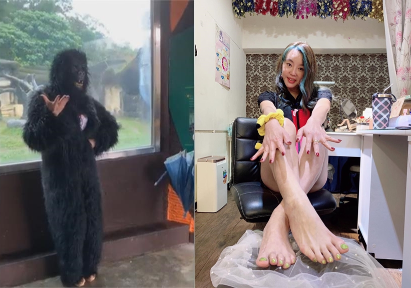 法拉利姐目前靠著直播求斗內過活。（翻攝自法拉利姐臉書）