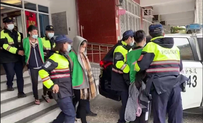 警方將褚、江、林姓3名嫌犯依妨害自由、詐欺罪嫌移送法辦。（警方提供）