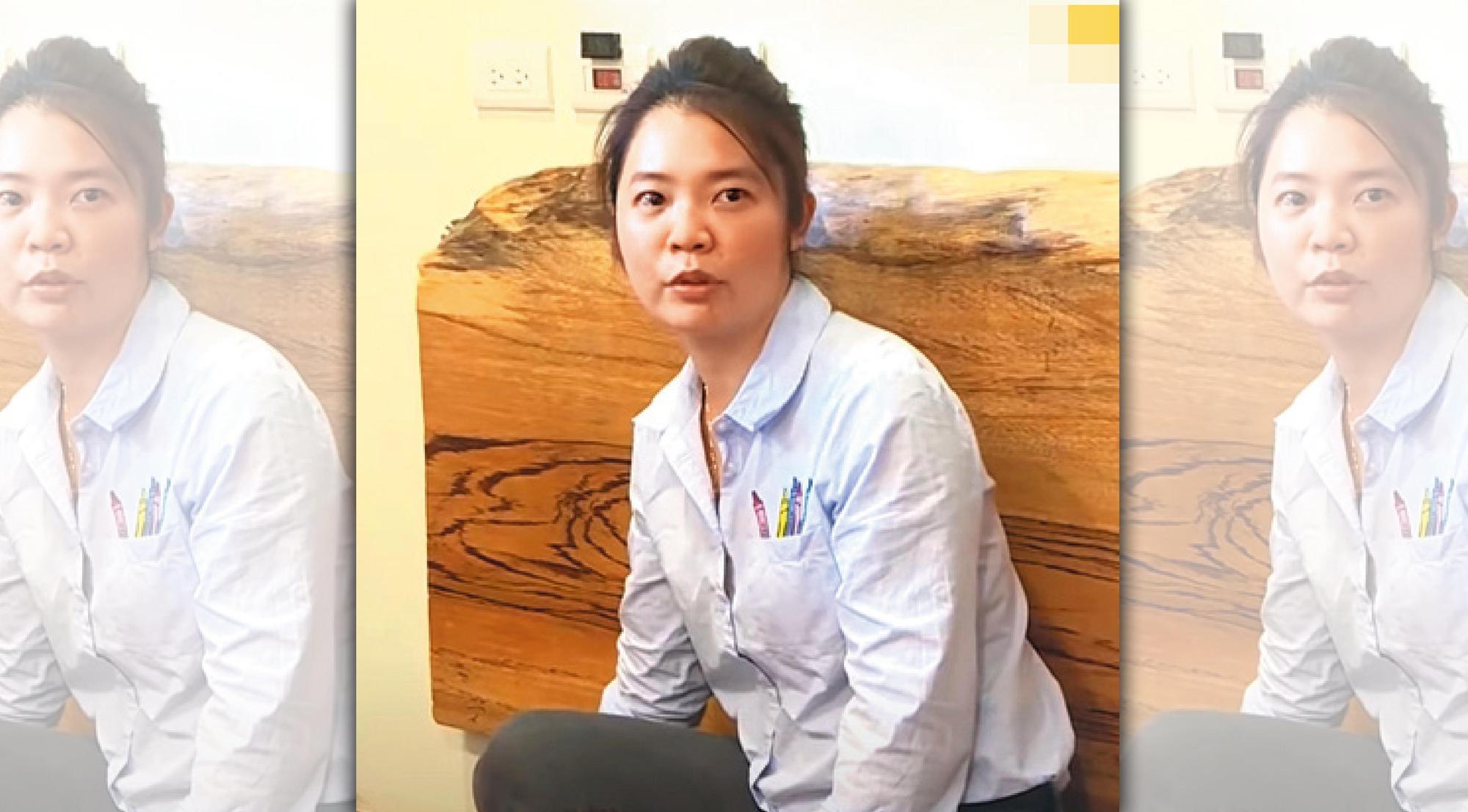 郭川上女兒是士林地檢署檢察官郭千瑄(圖),日前也因和設計師發生糾紛,官司一審輸了,還找來媒體受訪反擊。(翻攝東森新聞)