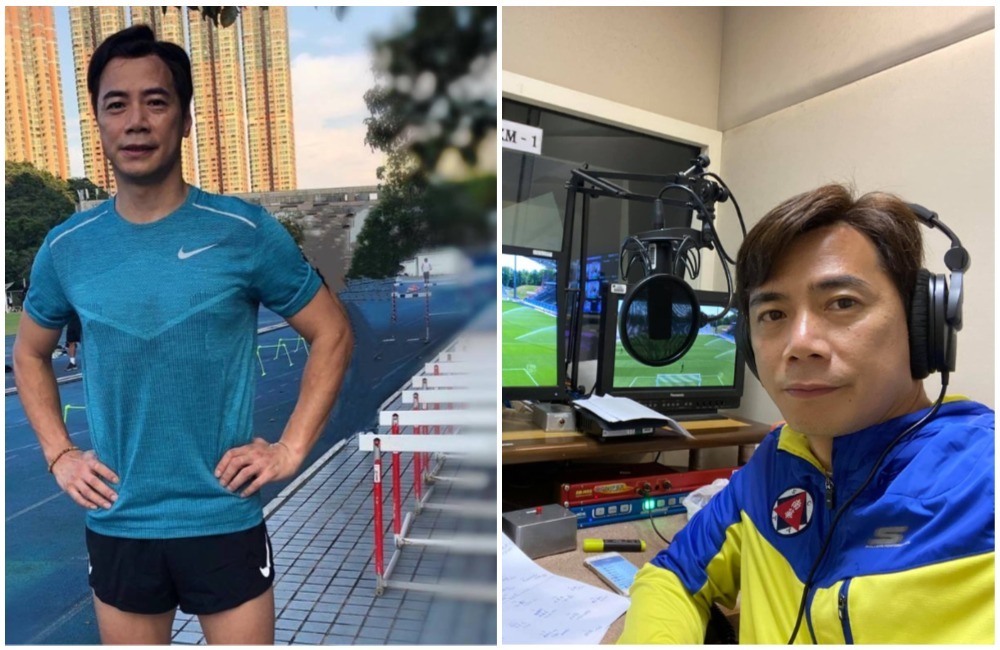 崔錦棠是前香港三項鐵人代表隊成員及教練,退役後成為體育主播,之後跨行演戲。(翻攝自崔錦棠臉書)