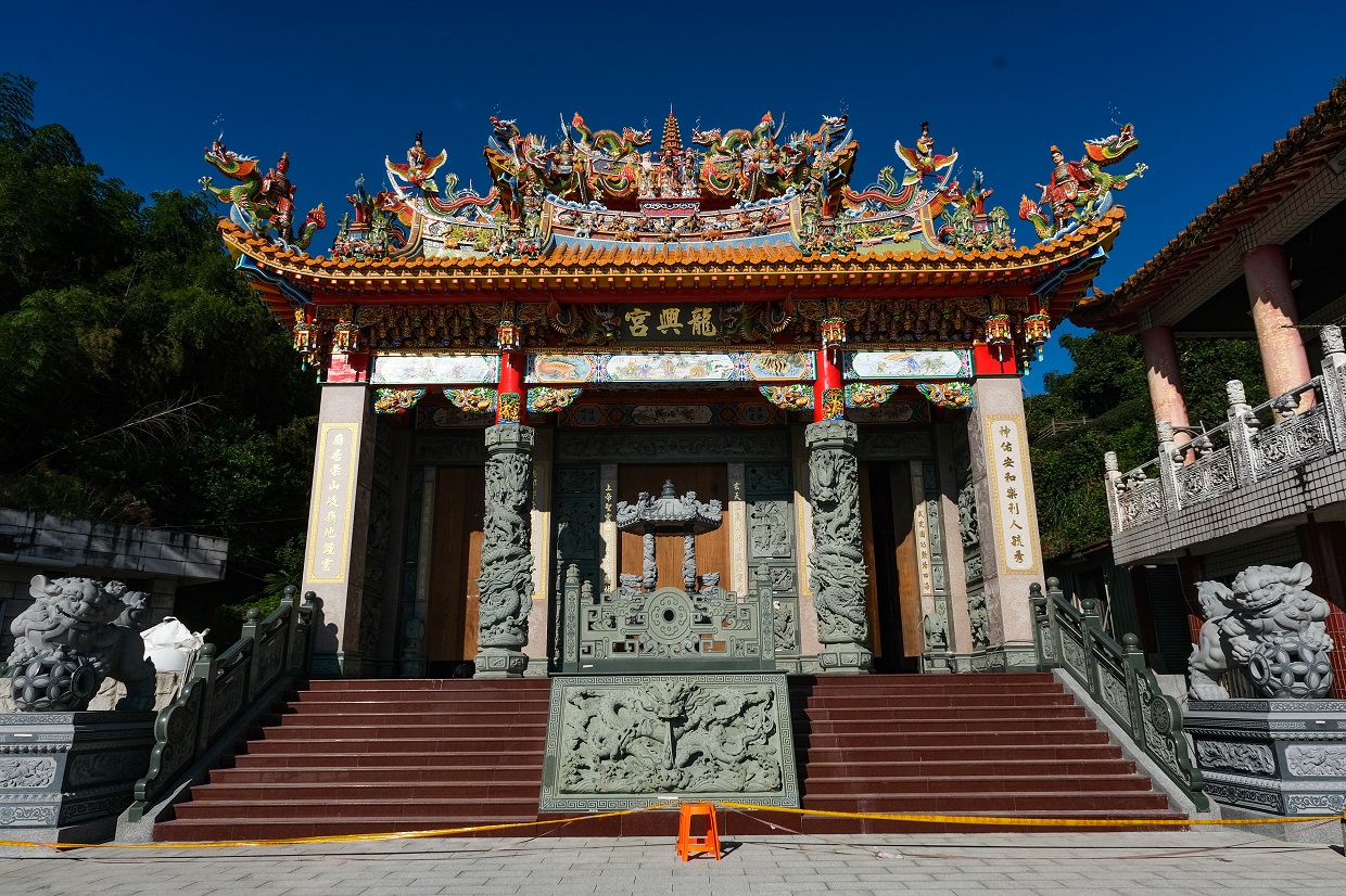 新擴建的龍興宮,是龍眼村信仰中心。