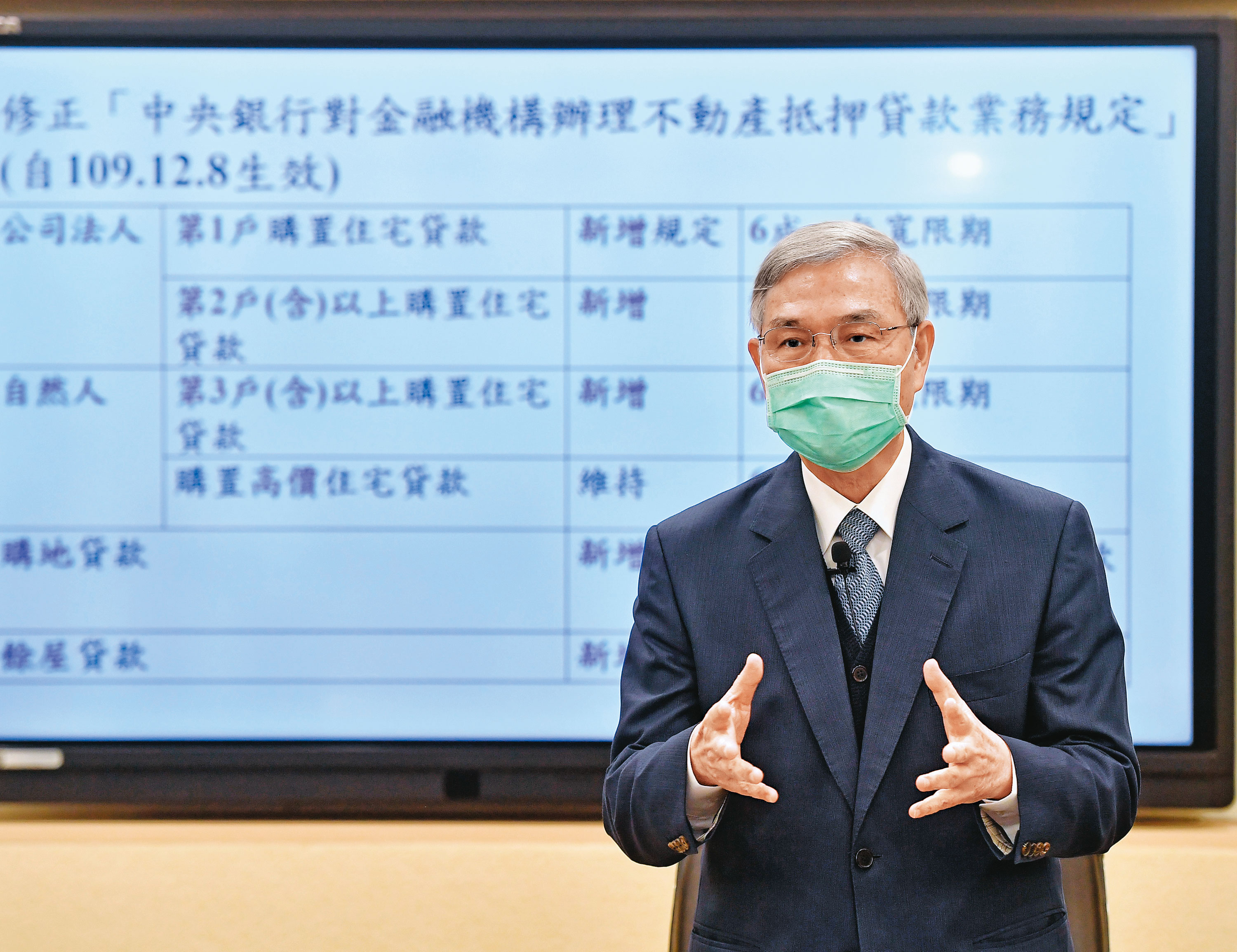 央行理監事會17日才登場,總裁楊金龍卻罕見提前召開記者會,宣布打炒房。(中央社)