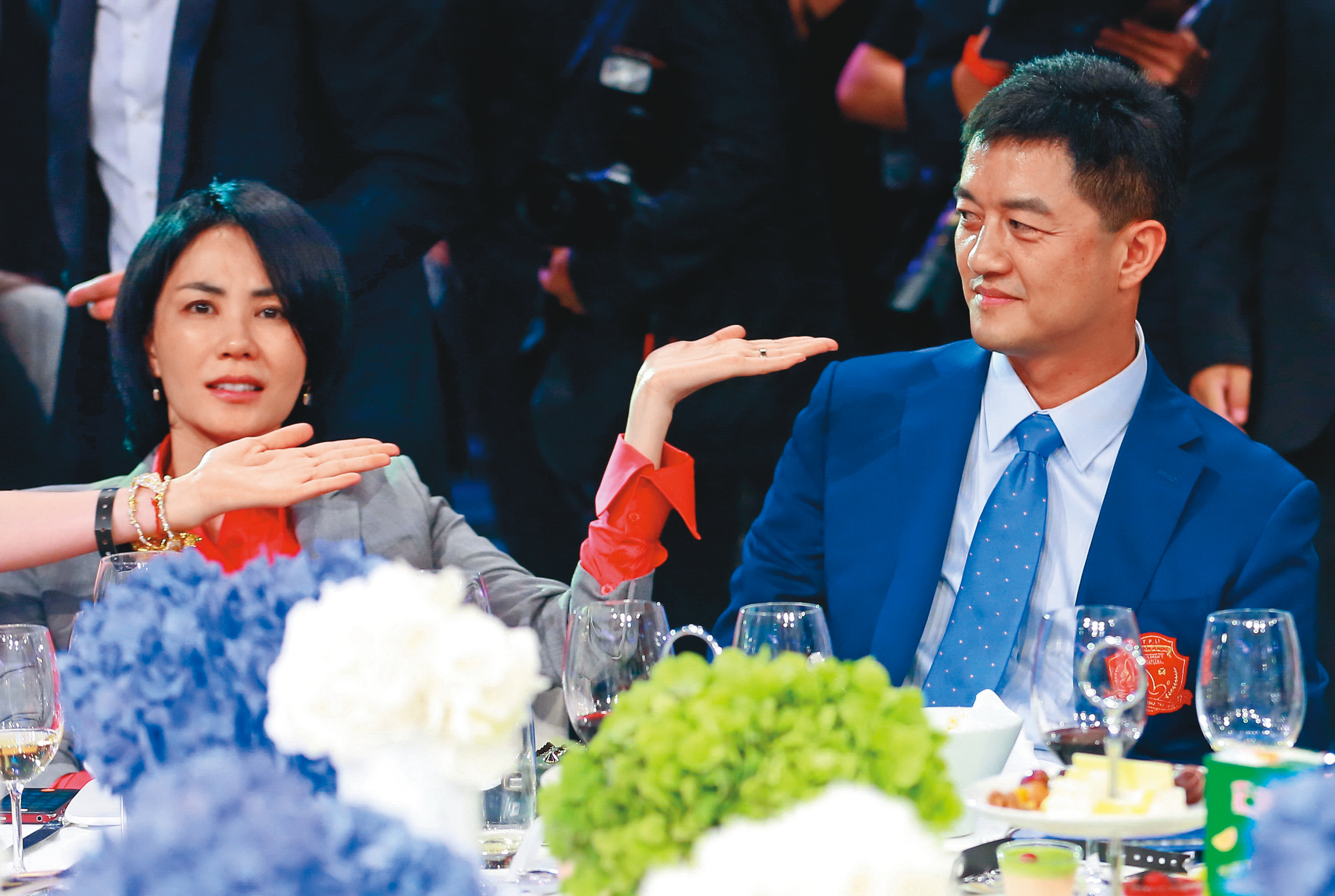 王菲(左)曾與李亞鵬(右)結婚,婚姻維持八年即告吹。(東方IC)