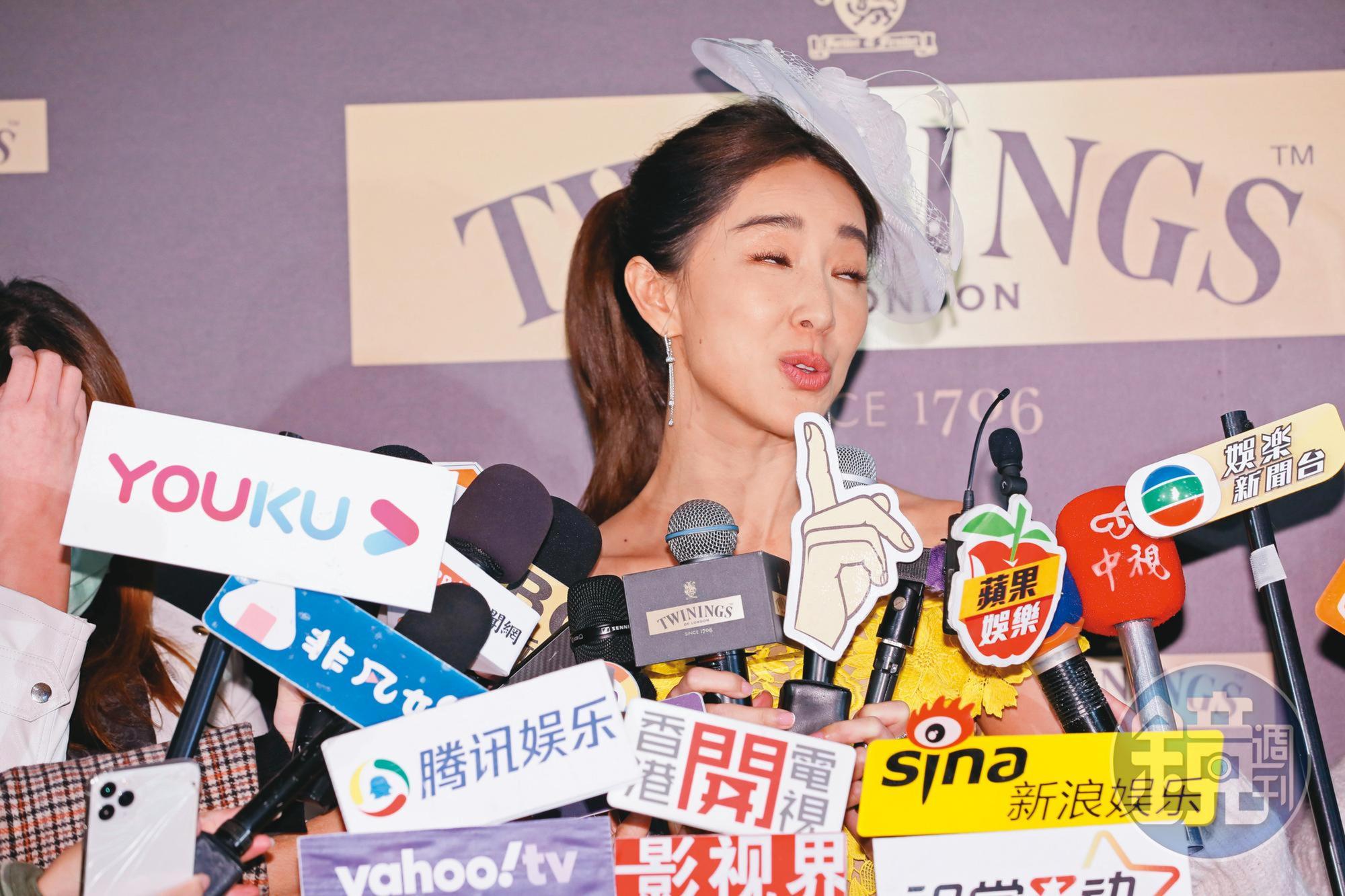隋棠近來常為社會議題發聲,被媒體問是否要從政?光這漂亮白眼就夠格發大財了!