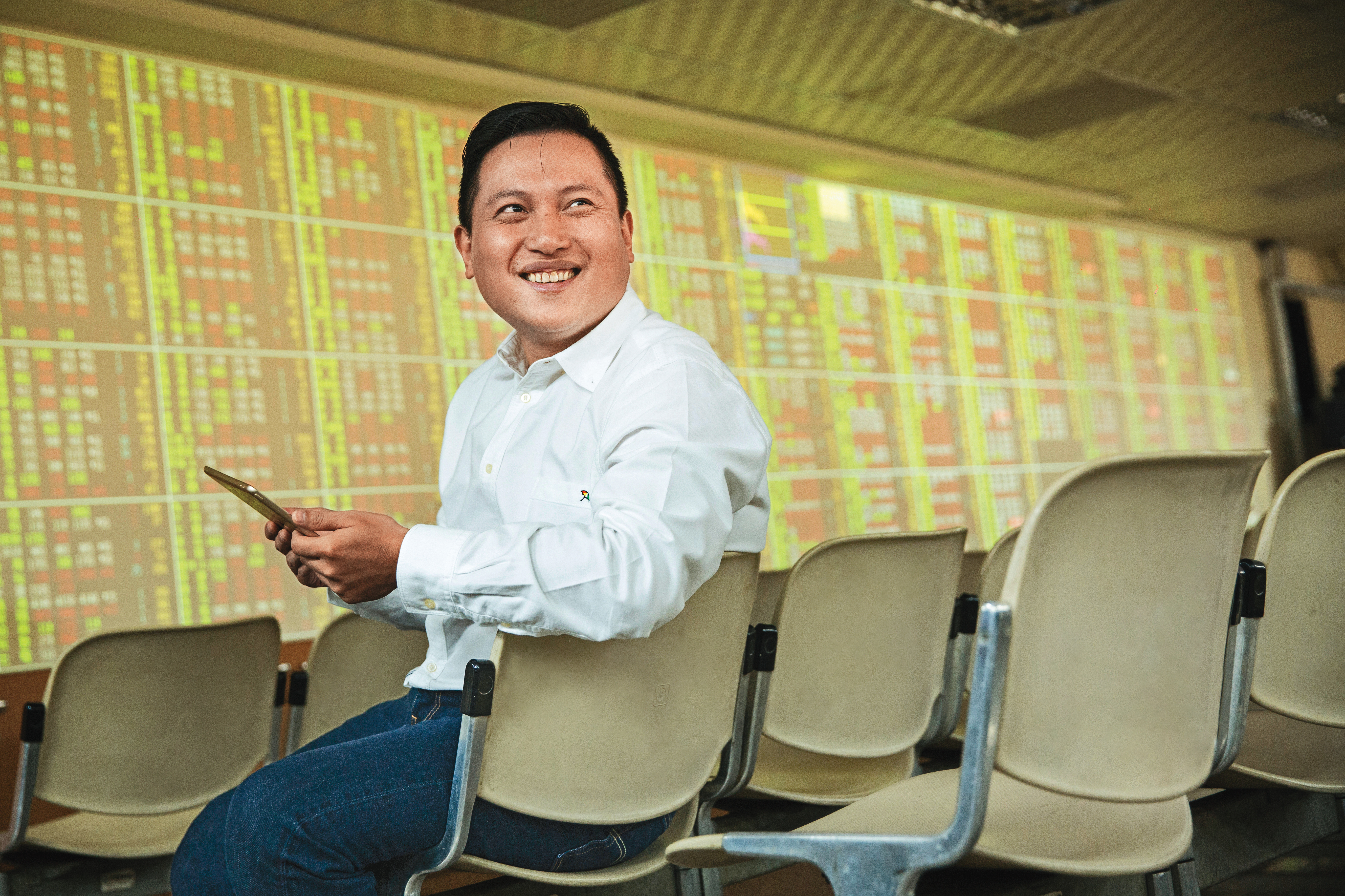 K線達人喬治林是證券營業員出身,短線追強勢股是他的強項。