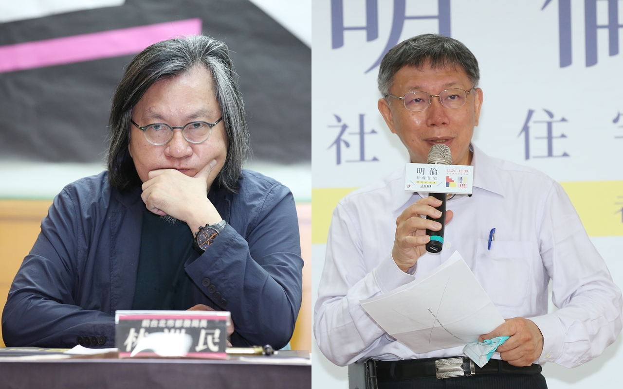 對於社會住宅的高租金，林洲民（左圖）要柯文哲（右圖）三思。（本刊資料照）