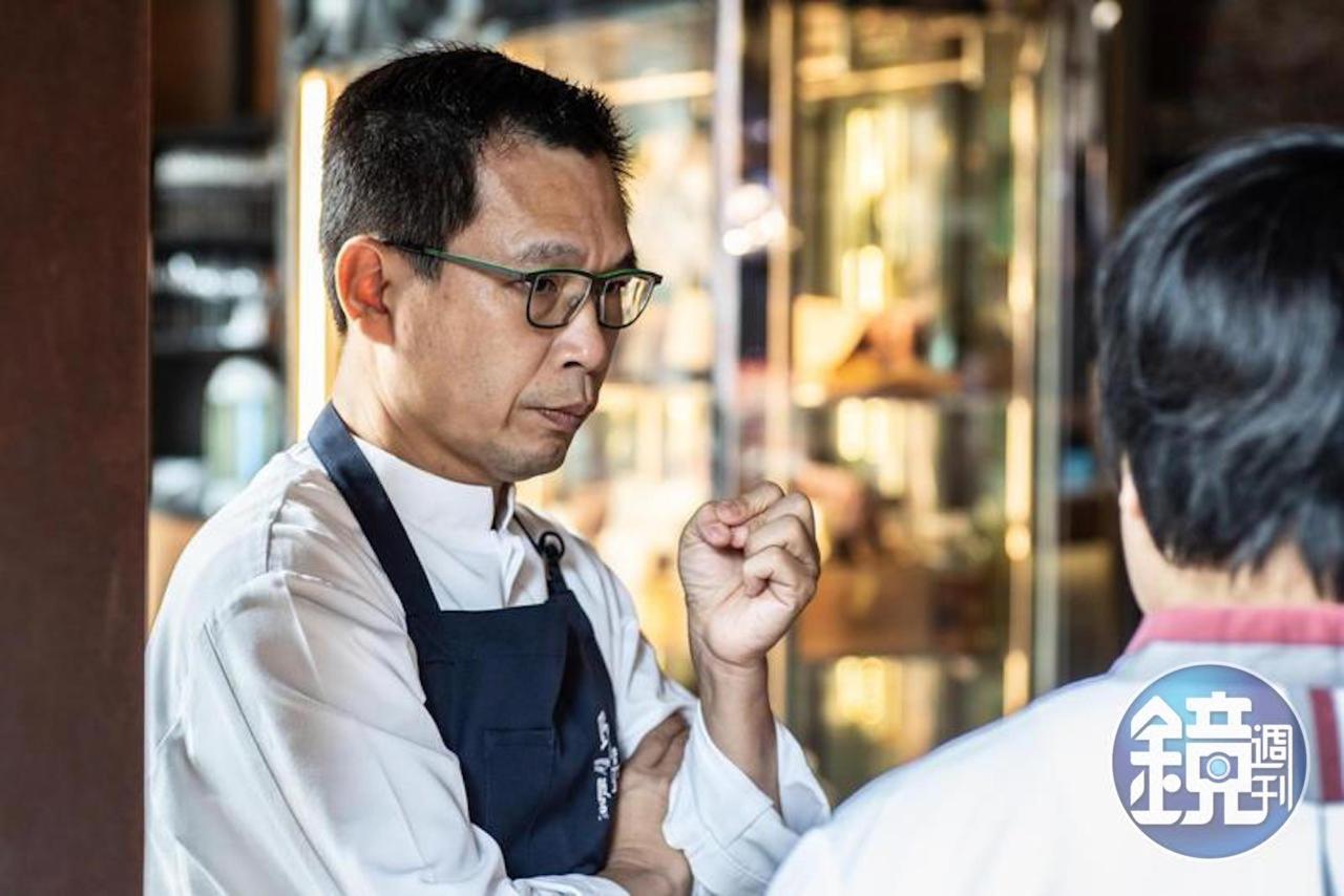 「Thomas Chien Restaurant」主廚簡天才，願意撥出時間參與年輕主廚的跨界活動。