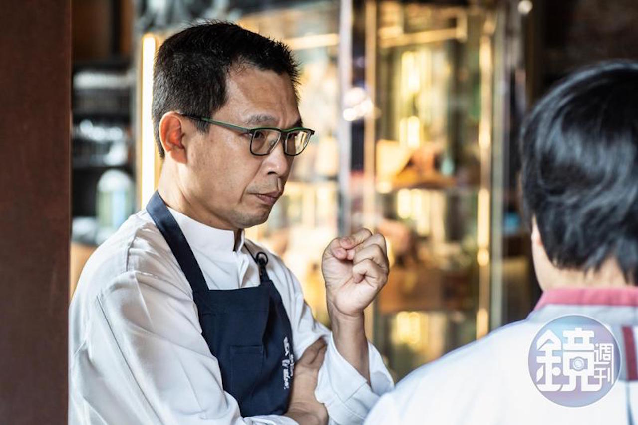 「Thomas Chien Restaurant」主廚簡天才，願意撥出時間參與年輕主廚的跨界活動。