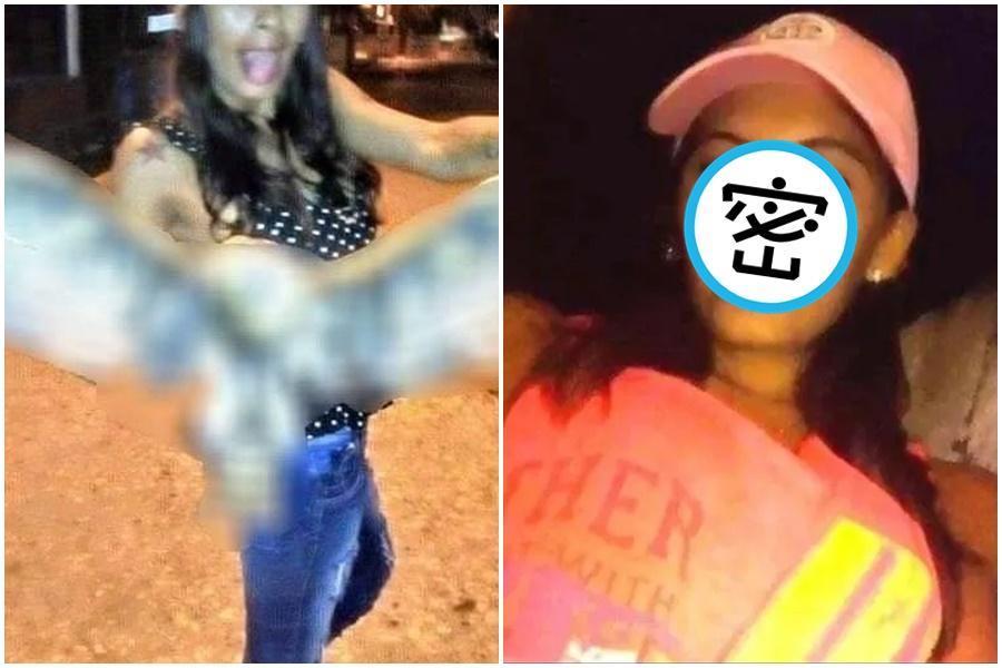 21歲的正妹網紅阿爾達娜因發布一段斬首貓頭鷹的影片爆紅。(翻攝自 Norteseguro臉書)