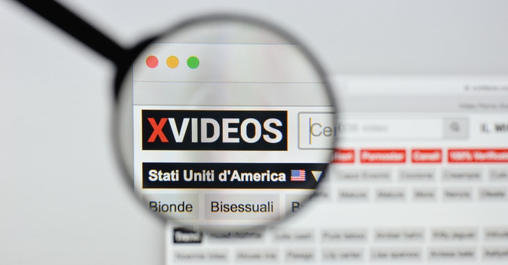  Pornhub雖為全球色情網站龍頭，但XVIDEOS更受台灣鄉民喜愛。（翻攝自shutterstock）