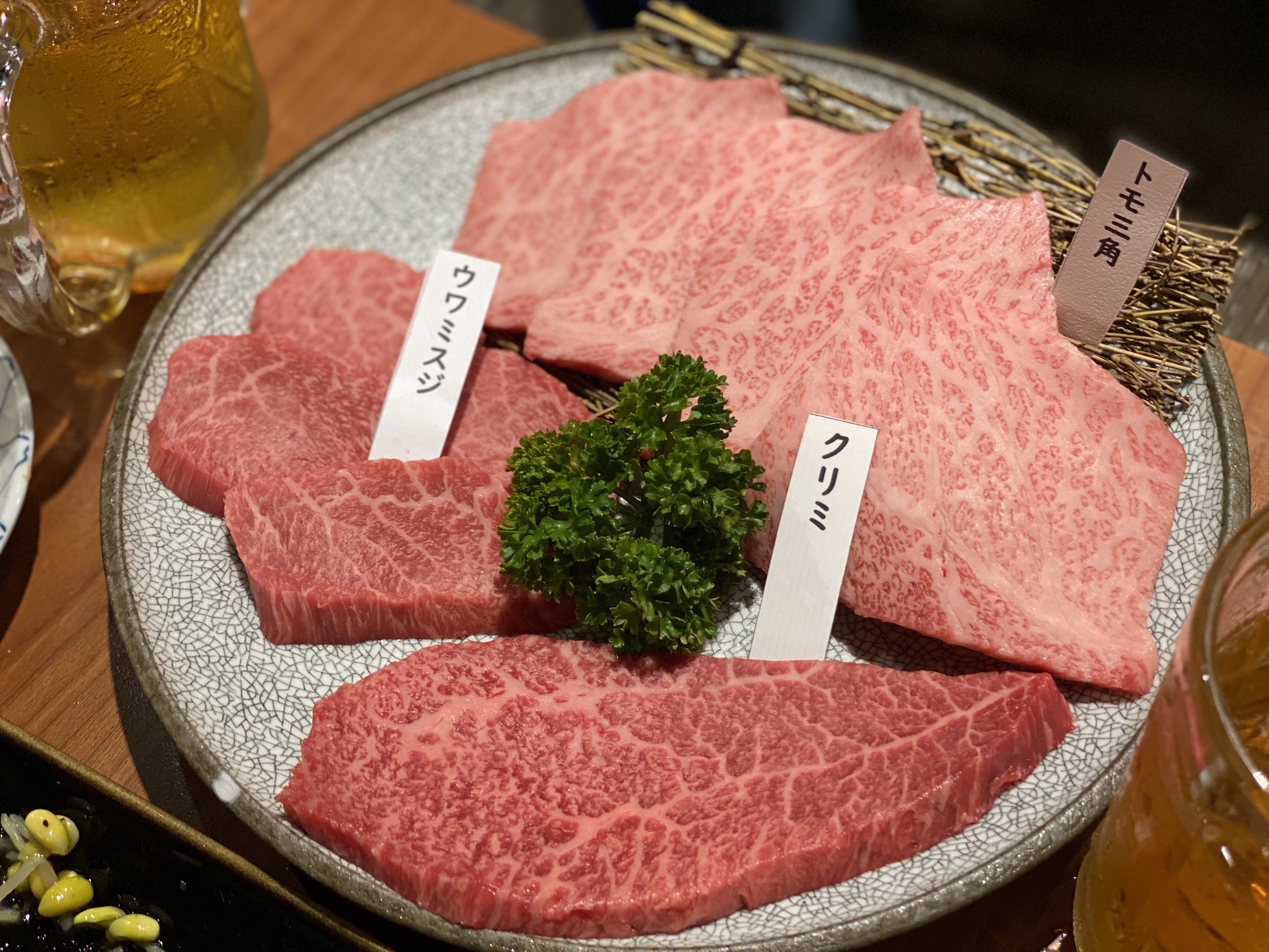 和牛腿肉部位是鍾佳憲心中的夢幻逸品。