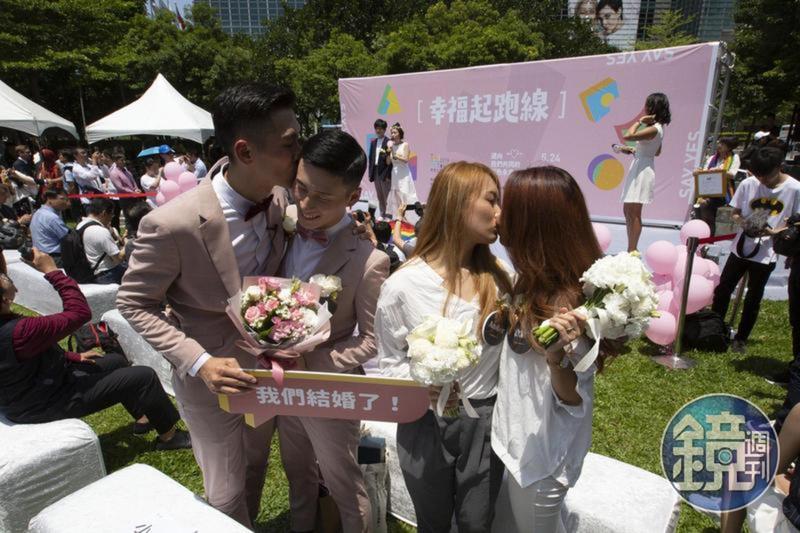 去年5月24日同婚專法上路,許多同志歡喜成婚,但法律尚不允許結婚同志共同收養,已有立委連署提案修法,希望保障同志及兒童權益。