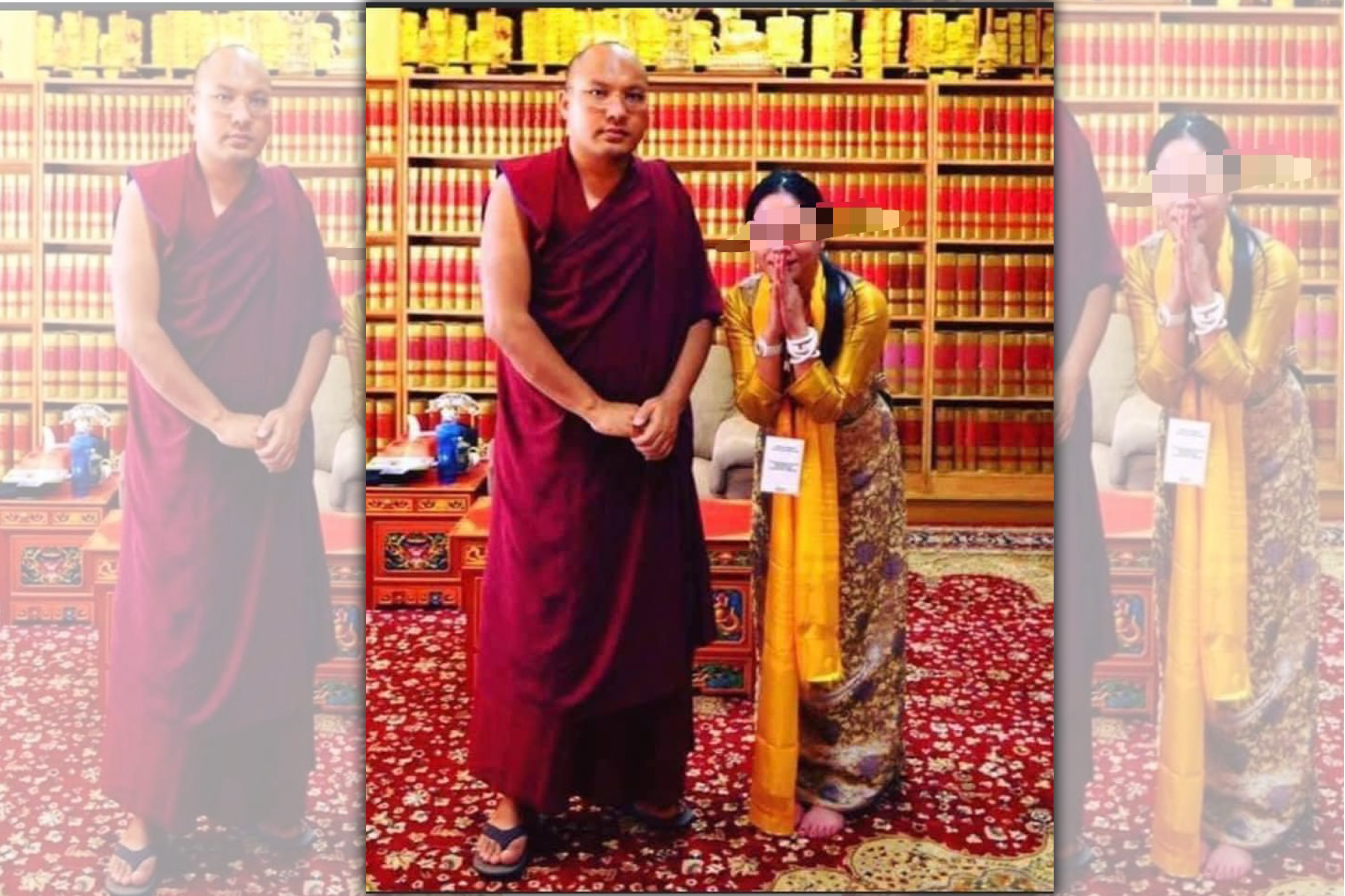 自稱「母娘代言人」的汪姓命理師，遭指控用母娘的名義，要客戶投資180萬購買海藻膠囊。（讀者提供）