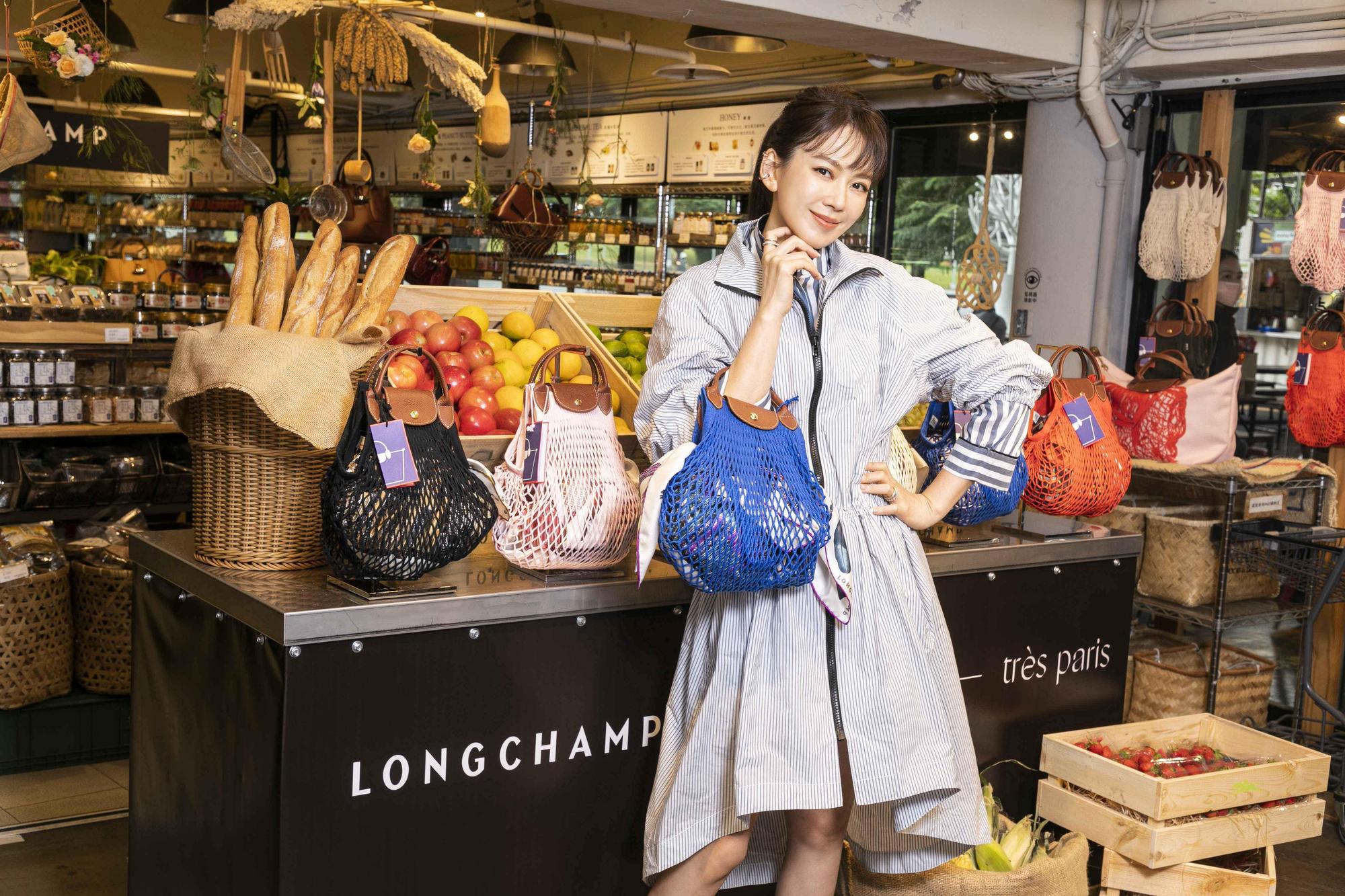 昨（16日）Melody出席LONGCHAMP 2021春夏發表會。（LONGCHAMP提供）