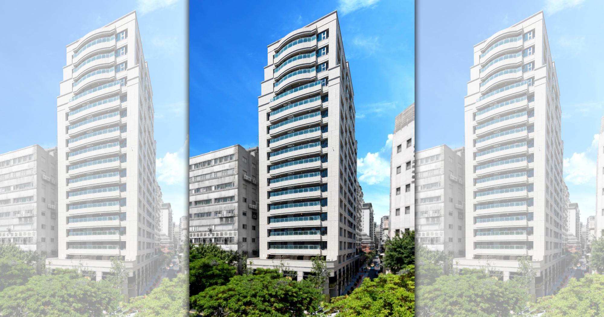 北市中山區第一個自主都更案「中山金澤」,位處中山北路、民權東路地段核心,外觀規劃與建材都很講究,由日本熊谷組—華熊營造負責施工興建。(圖:業者提供)