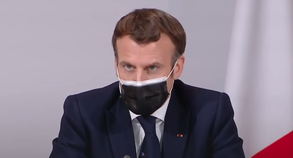 法國總統馬克宏確診消息一出，也讓曾和馬克宏接觸過的數名歐洲國家領袖紛紛宣布自主隔離。（翻攝EmmanuelMacron臉書）