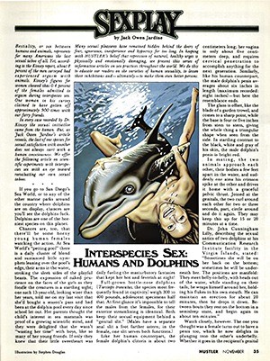 瑪格麗特 「人豚戀」故事1970年代被發表在《好色客雜誌》(Hustler magazine),NASA的研究計畫被迫終止。(翻攝自《衛報》)