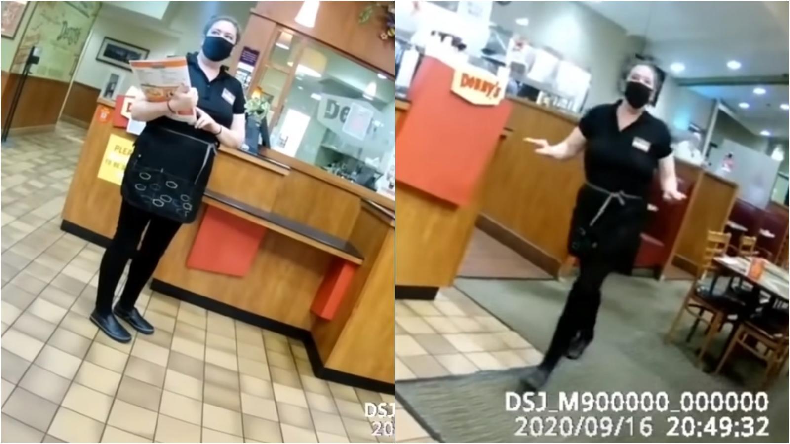 無罩男客堅持不戴口罩,讓店員氣炸怒喊「我不幹了!」(翻攝自Videos of Reddit YouTube)