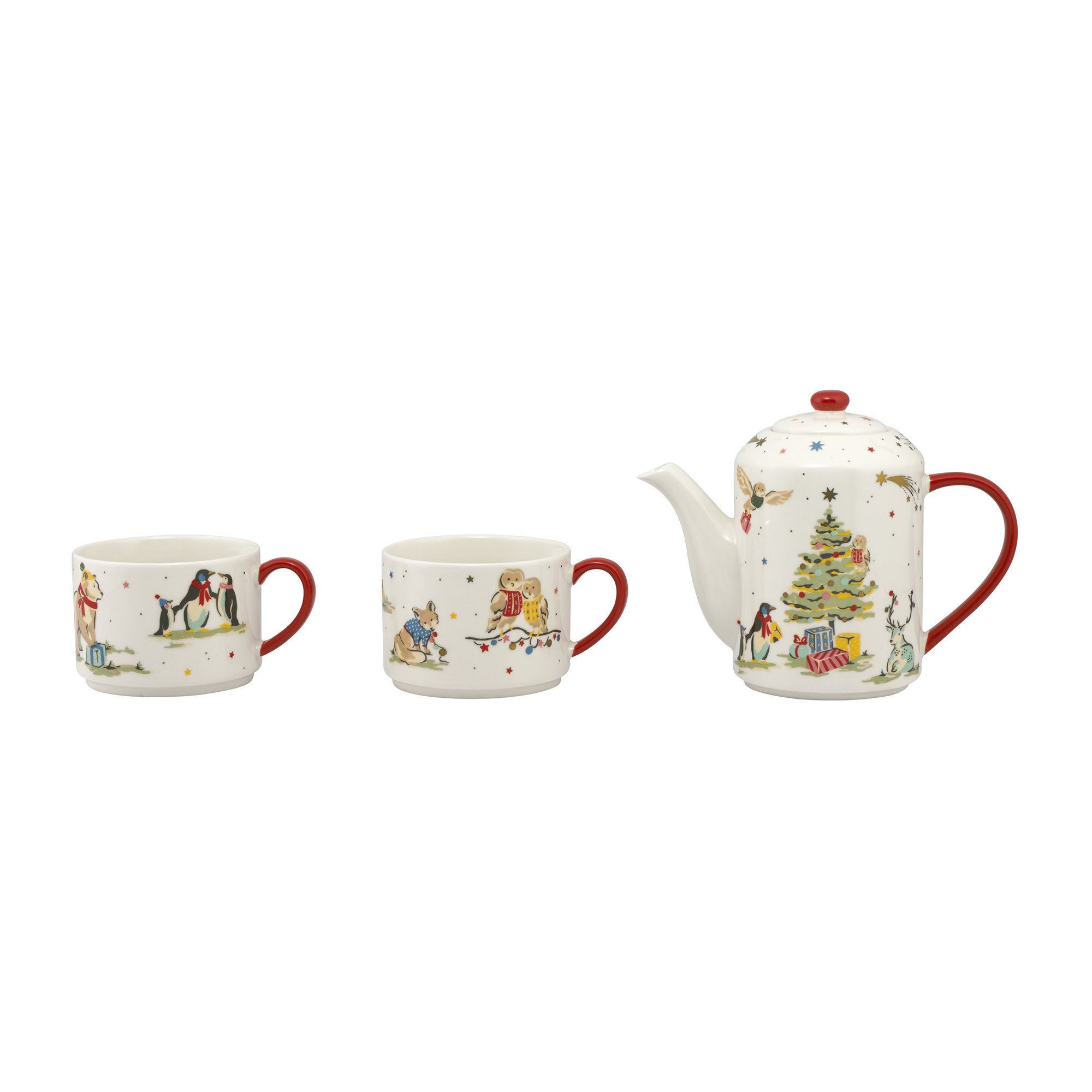 Festive Party Animals茶杯組。NT$2,280（永三提供）