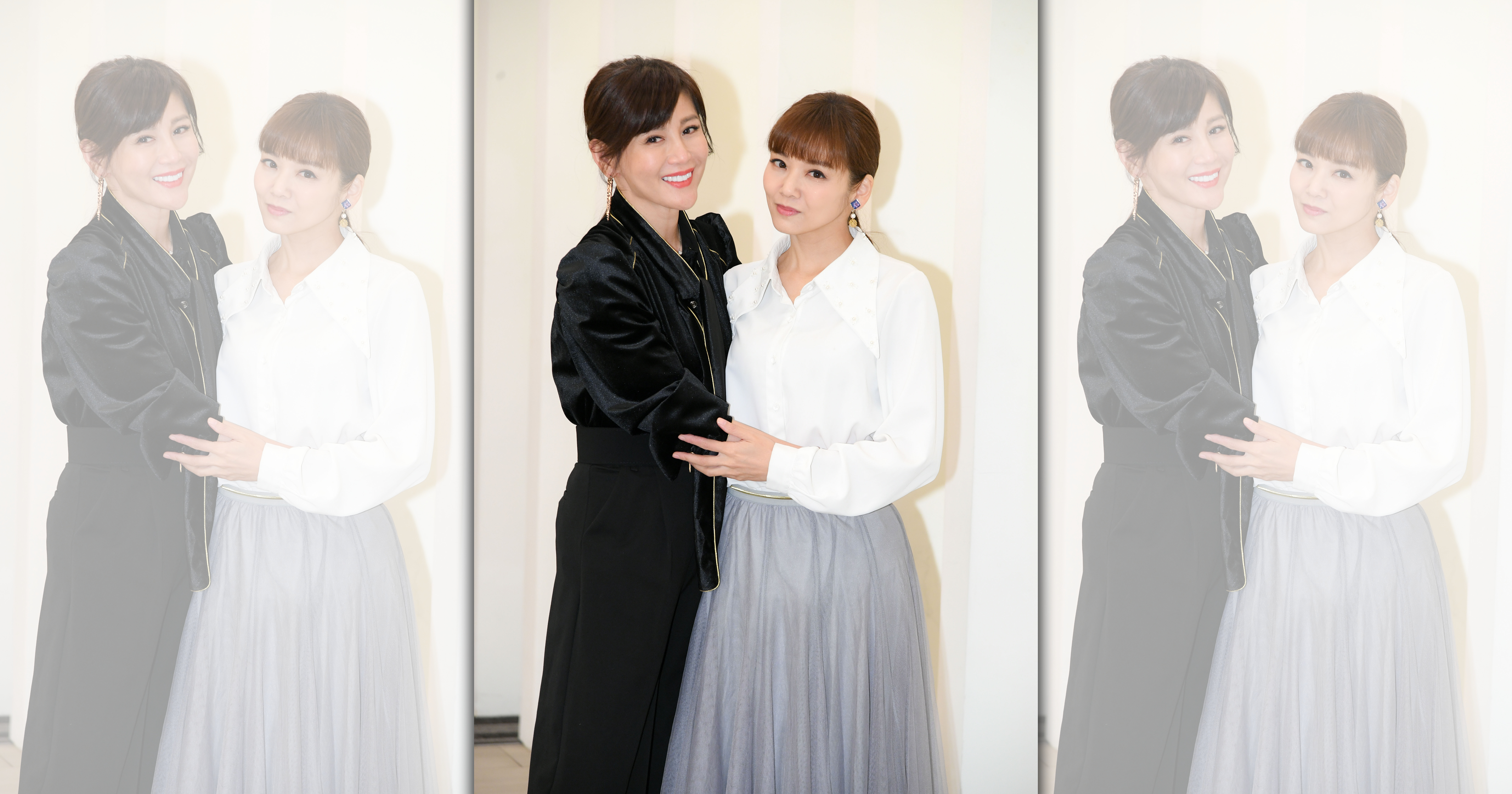 在《天之驕女》中，鄭仲茵（左）帶著懷孕媳婦張靜之（右）一起抓姦兒子黃玉榮與小三林昀希的姦情，讓網友直呼太爽了。（三立提供）