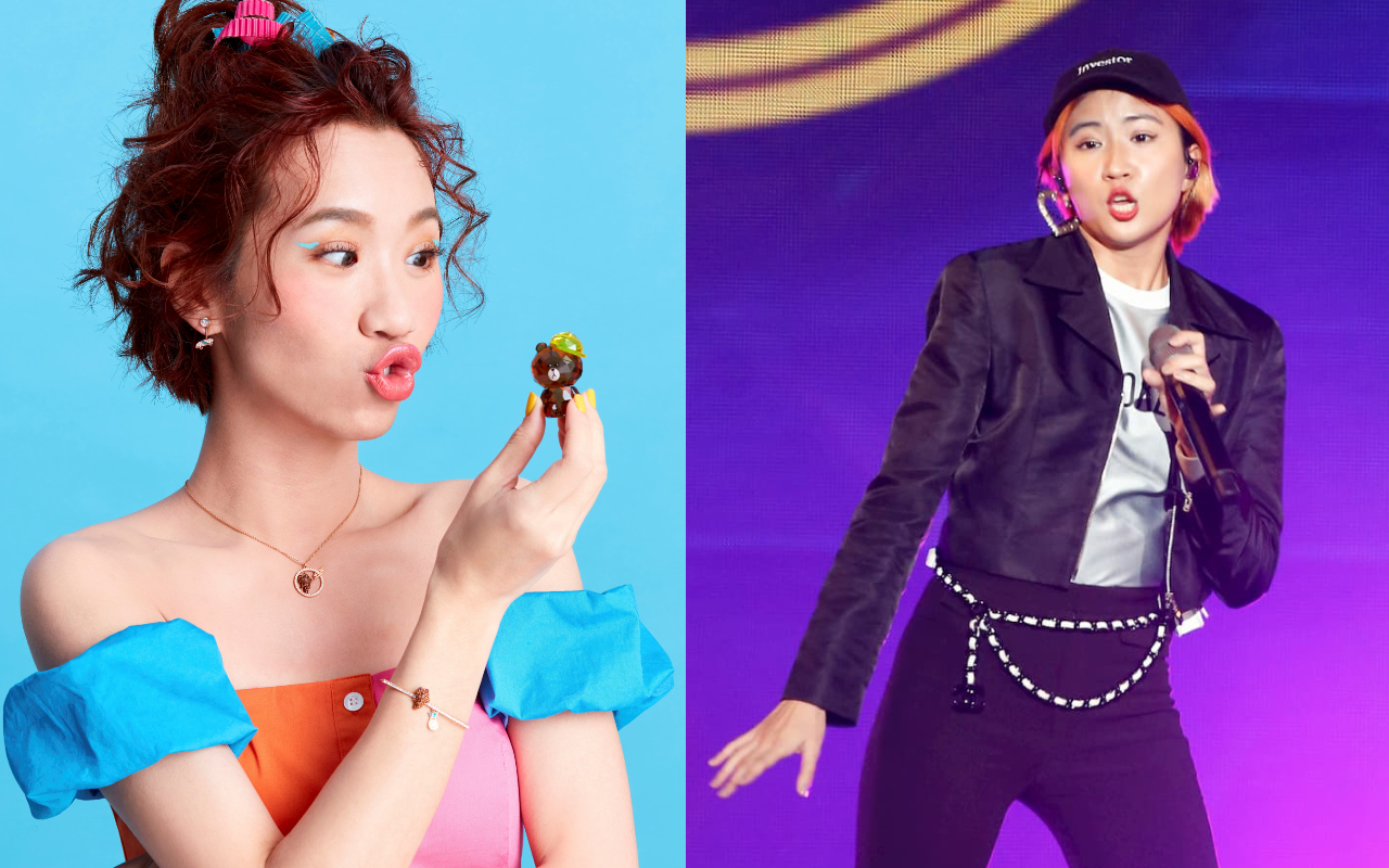 9m88（右圖）是新一代最受矚目的創作女歌手，乍看還以為LuLu（左圖）發胖了！