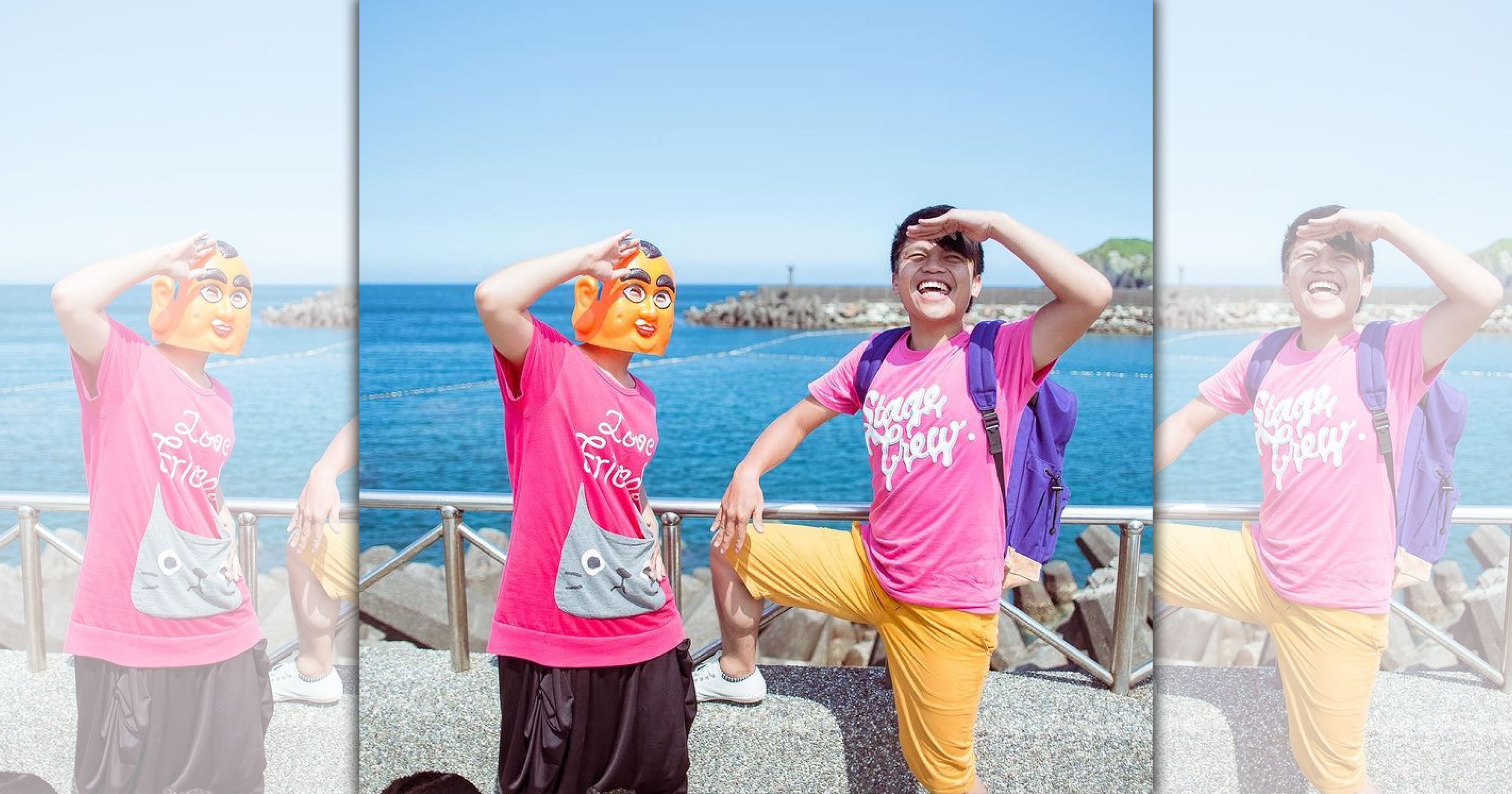 蔡阿嘎與大頭佛是大學同學，也是拍影片的老搭檔。（翻攝自大頭佛IG）